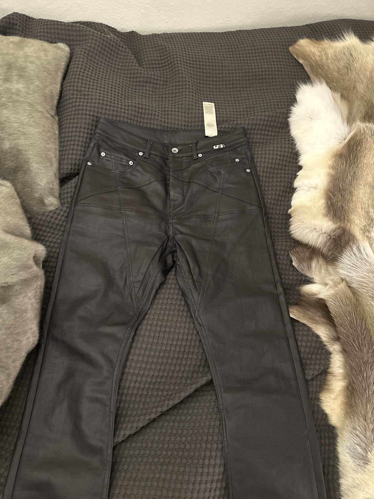 Rick Owens × Rick Owens Drkshdw Rick Owens Detroit Cut Waxed