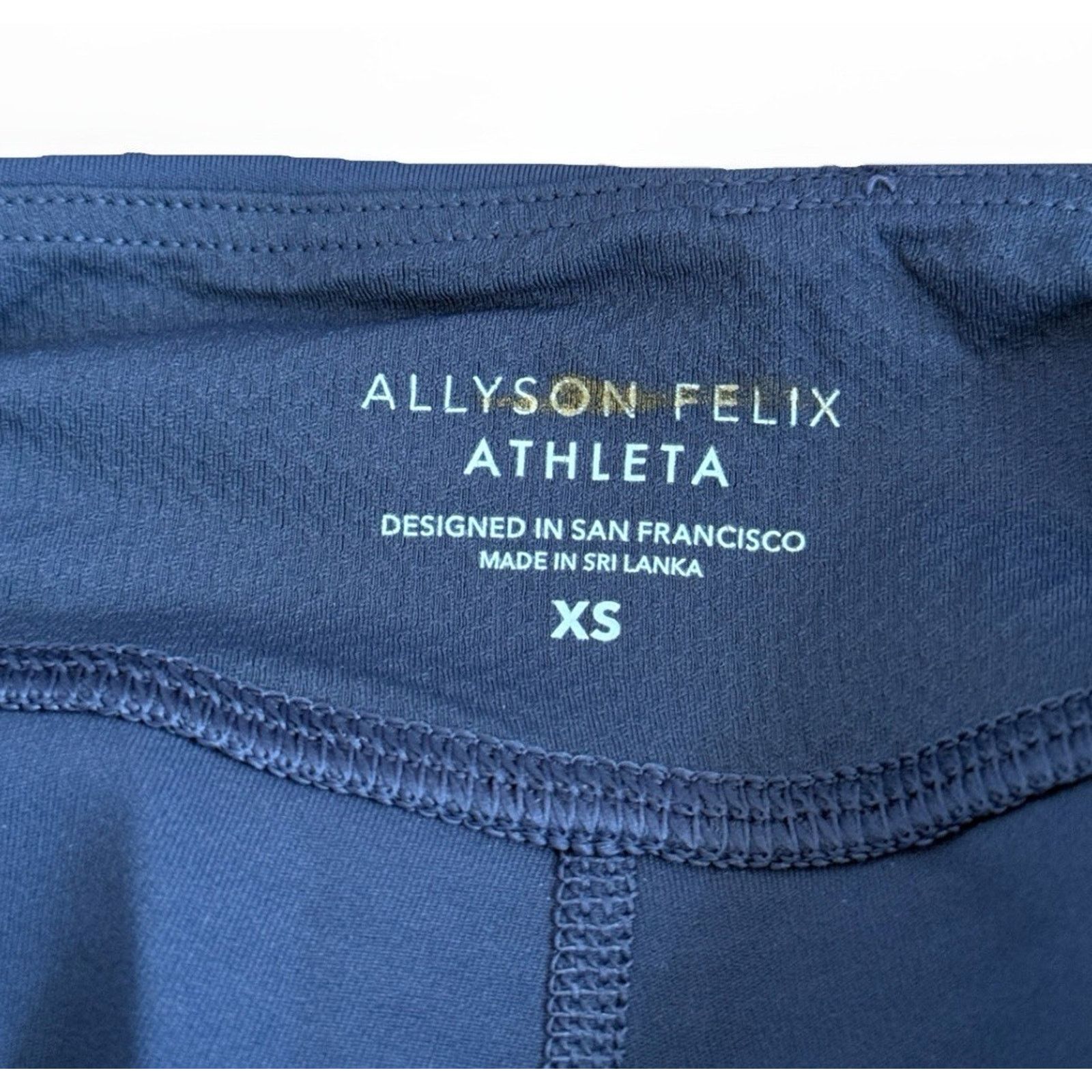 Athleta Athleta x Allyson Felix Bodysuit XS Blue Romper Racerback Size 26" / US 2 / IT 38 - 3 Thumbnail