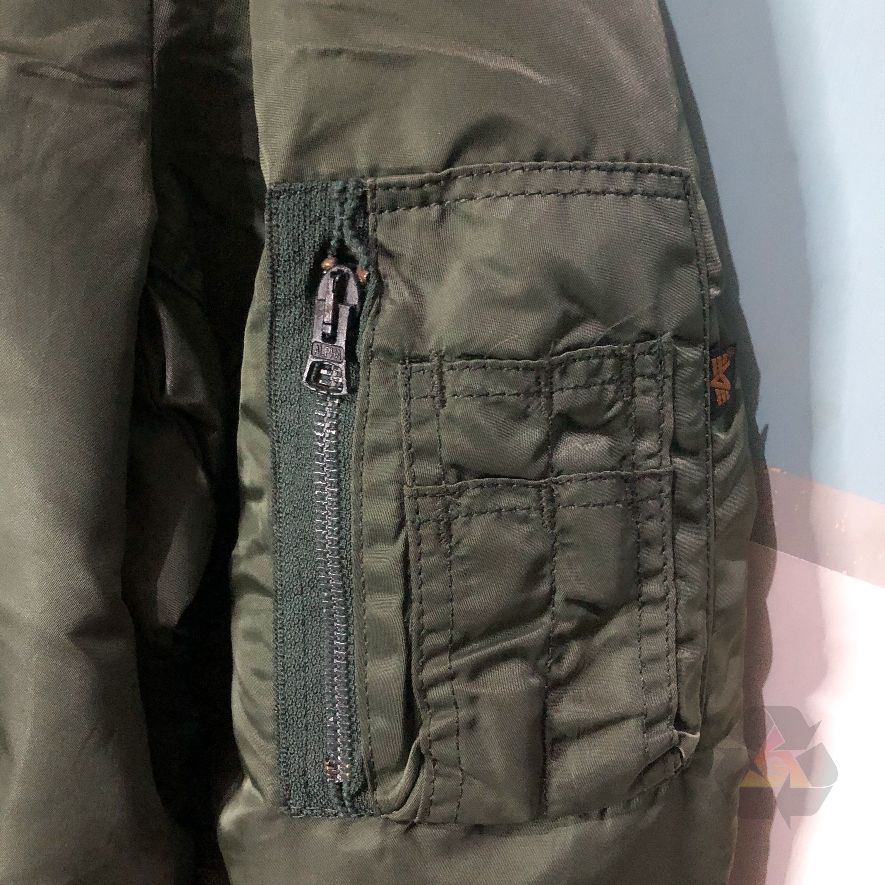 Alpha Industries Vintage Alpha Industries Flayer's Mil-J-82790J USAF MA-1 Size US XL / EU 56 / 4 - 8 Thumbnail