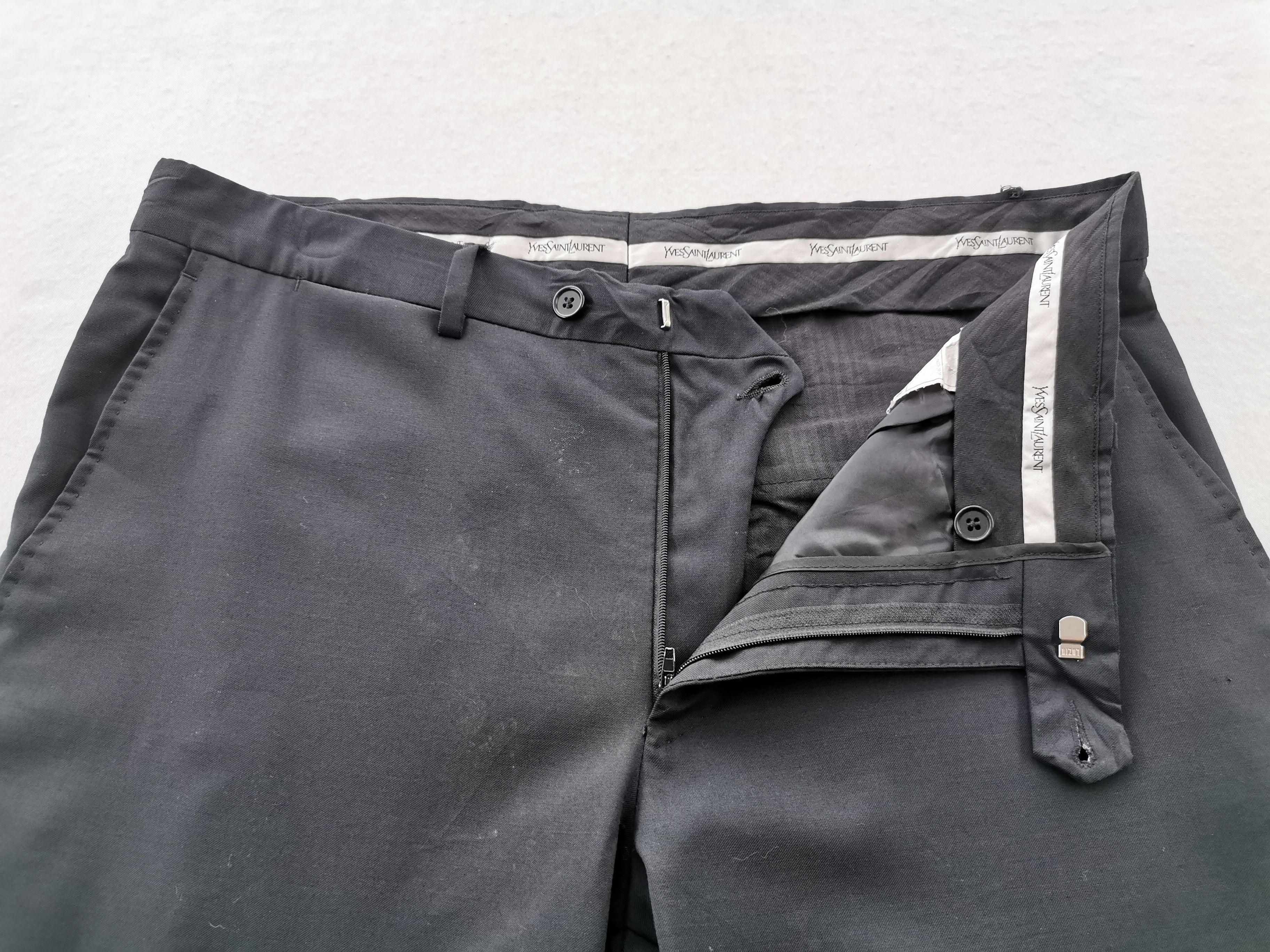 Yves Saint Laurent Yves Saint Laurent Made In Italy Slack Trouser Pants Size 34 Size US 34 / EU 50 - 6 Thumbnail