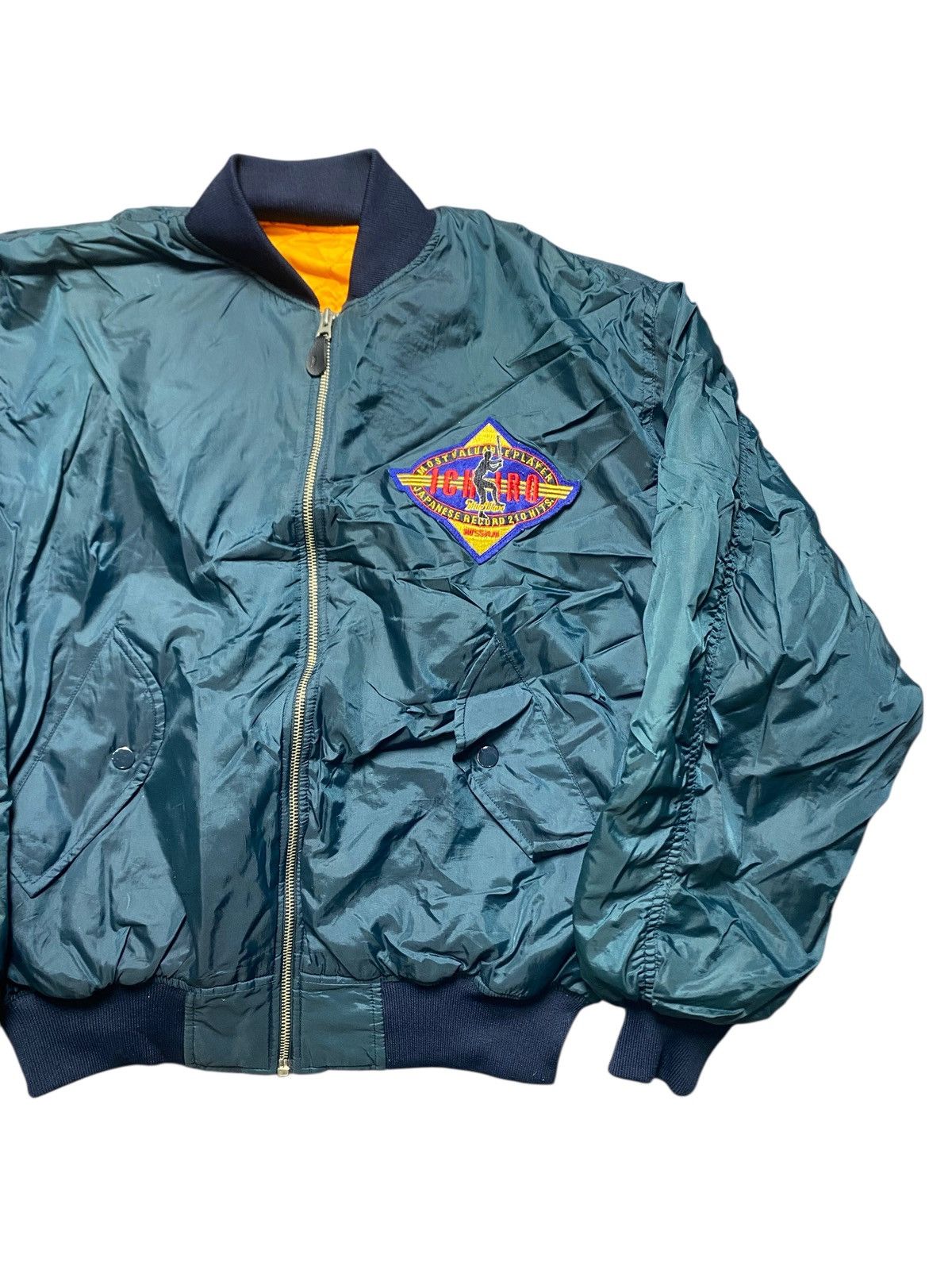 Japanese Brand VINTAGE JAPANESE BRAND ICHIRO NISSAN BOMBER JACKET Size US XL / EU 56 / 4 - 3 Thumbnail