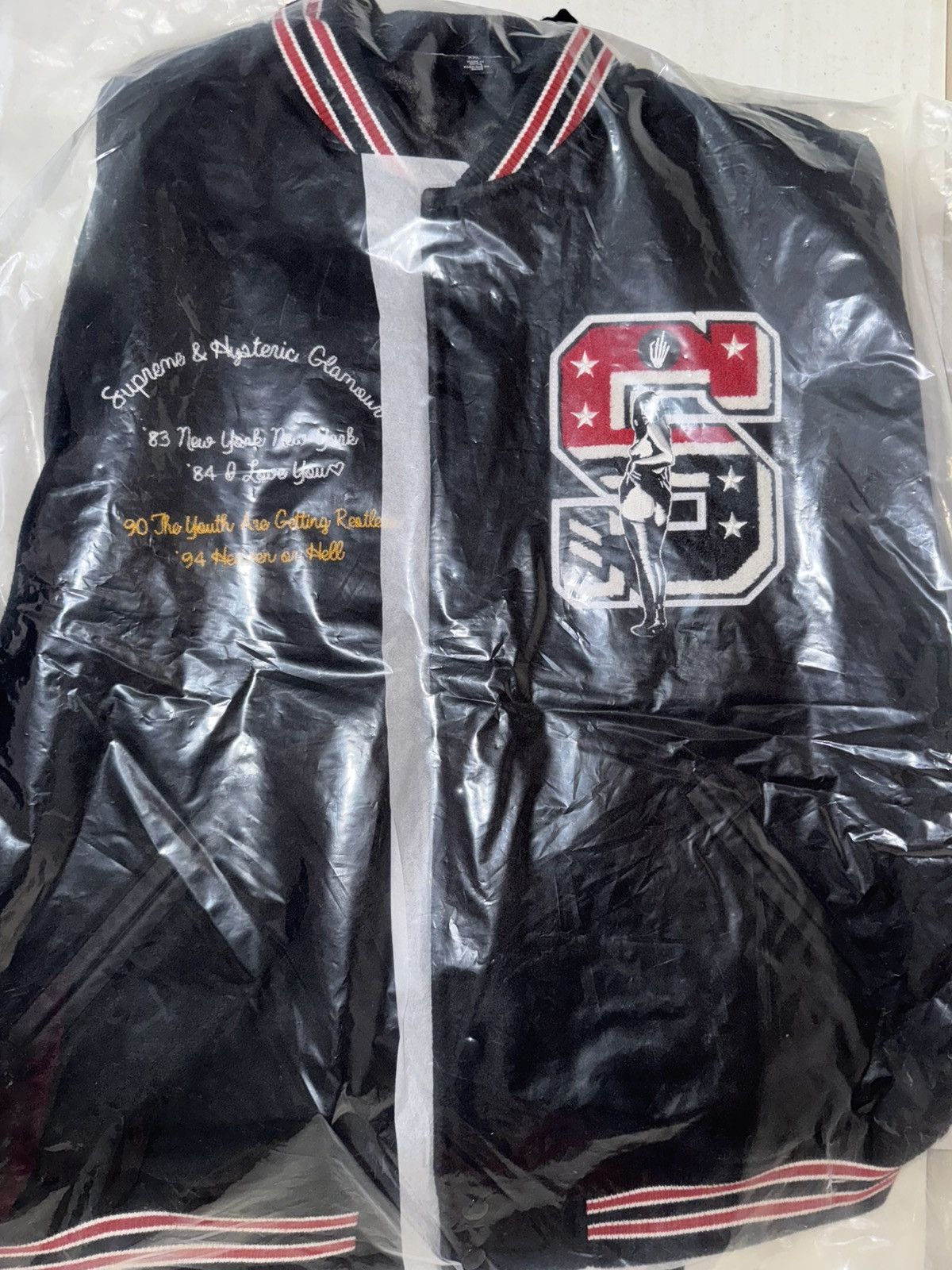 Supreme Hysteric Glamour Varsity Jacket