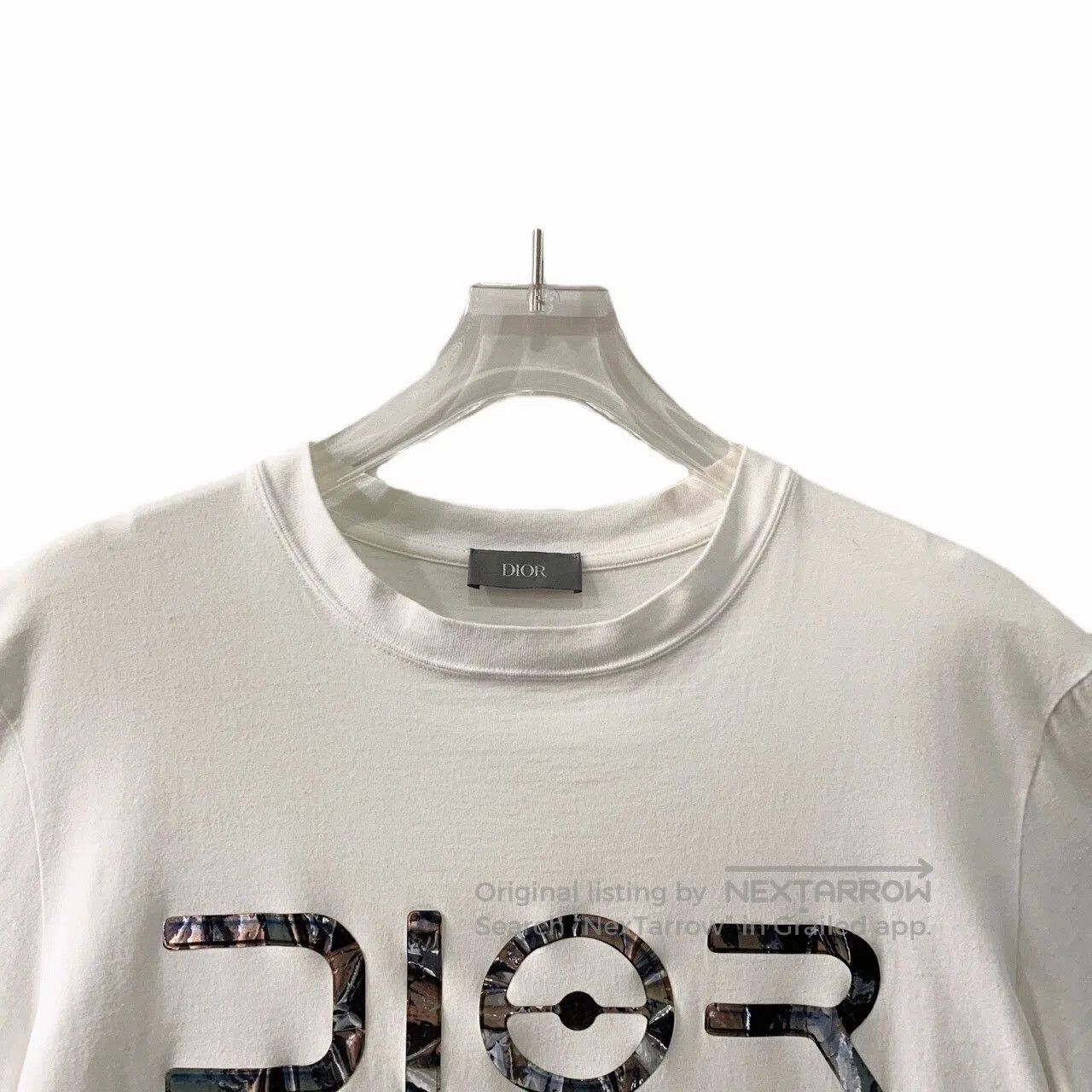 Dior white dior logo cotton t-shirt size small. Size US S / EU 44-46 / 1 - 3 Thumbnail