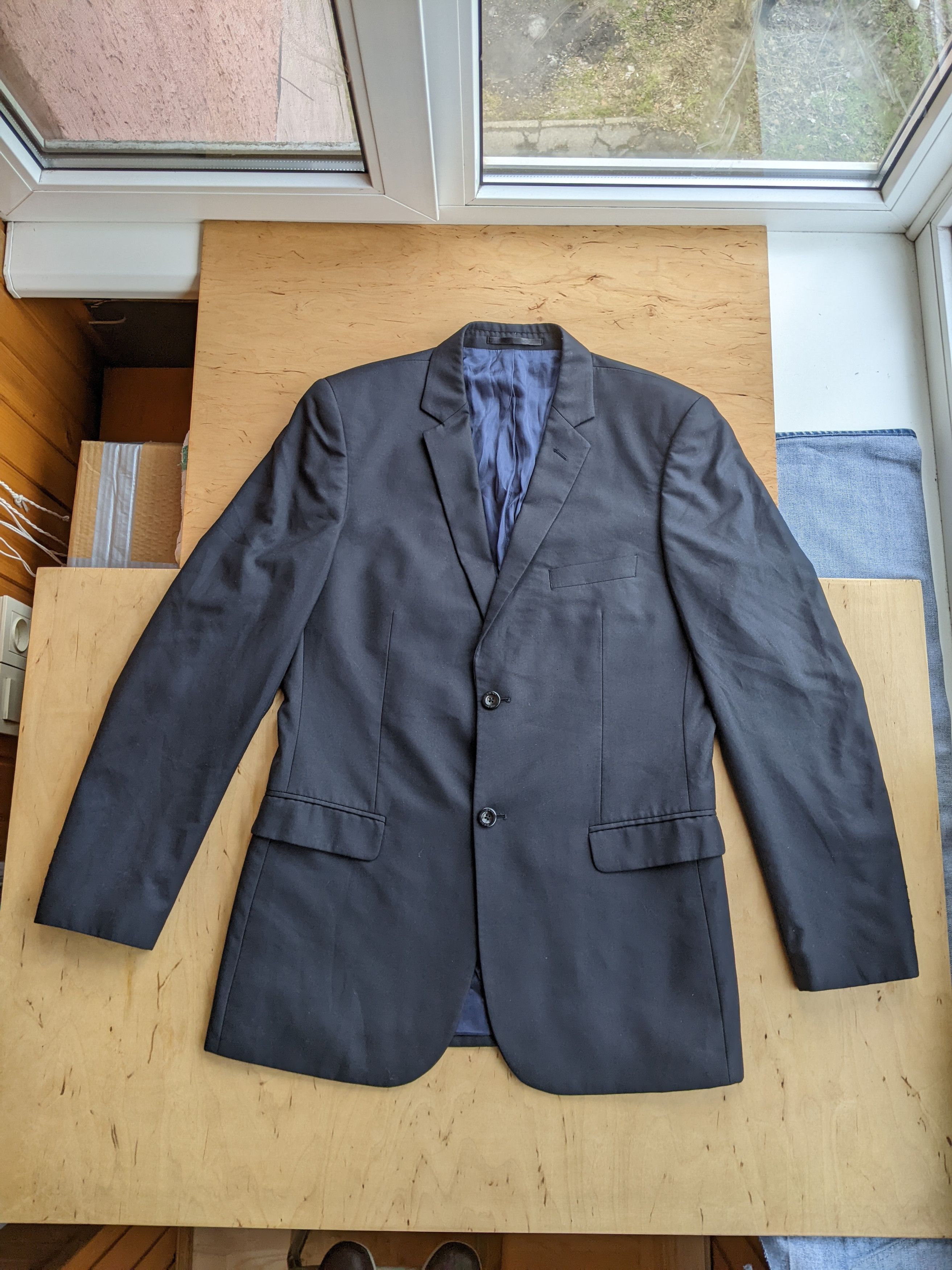DKNY DKNY Blazer Jacket Leisurewear Suit Black YSL Balmain Size 46R - 2 Thumbnail