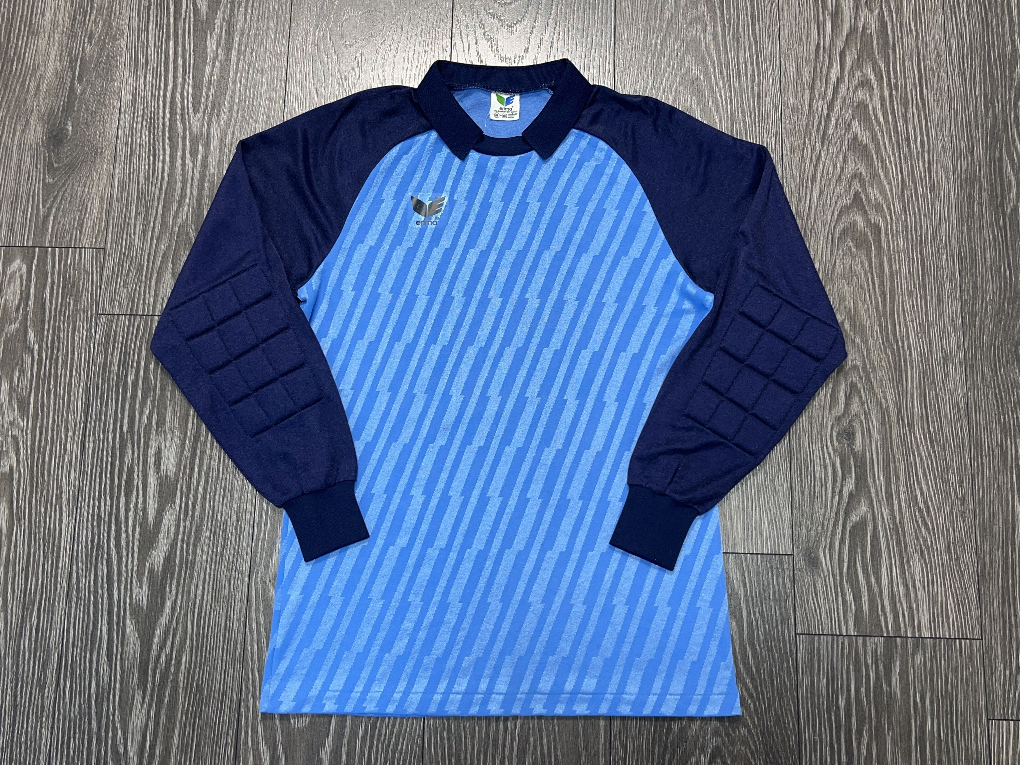 Erima 1980s Erima Goalkeeper GK Shirt Made in West Germany Jersey Size US M / EU 48-50 / 2 - 2 Thumbnail