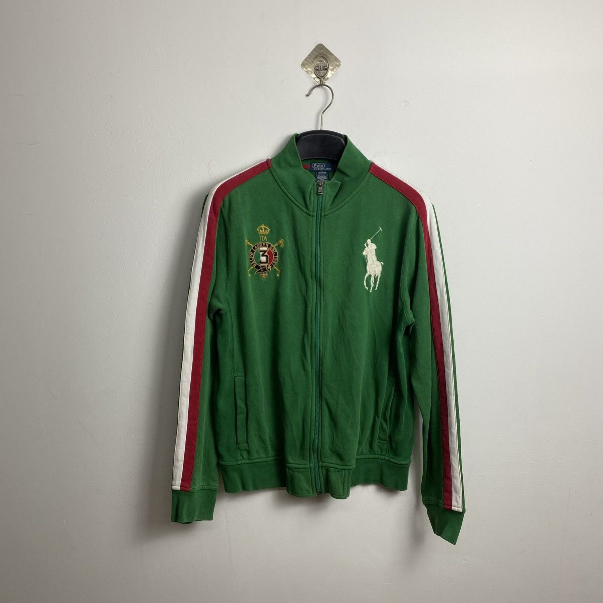 Polo Ralph Lauren 𝙋𝙊𝙇𝙊 𝙍𝘼𝙇𝙋𝙃𝙇𝘼𝙐𝙍𝙀𝙉 𝙄𝙏𝘼𝙇𝙔 𝙑𝙄𝙉𝙏𝘼𝙂𝙀 𝙏𝙍𝘼𝘾𝙆 𝙅𝘼𝘾𝙆𝙀𝙏 𝙋𝙍𝙇 𝘾𝙃𝙄𝙀𝙁 𝙆𝙀𝙀𝙁 Size US M / EU 48-50 / 2 - 1 Thumbnail