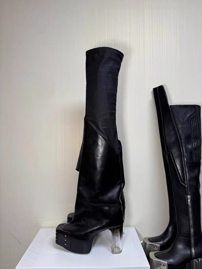 Rick Owens Rick Owens LEGRDE OBLIQUE PLATFORMS Q8 Size US 11 / IT 41 - 1 Thumbnail