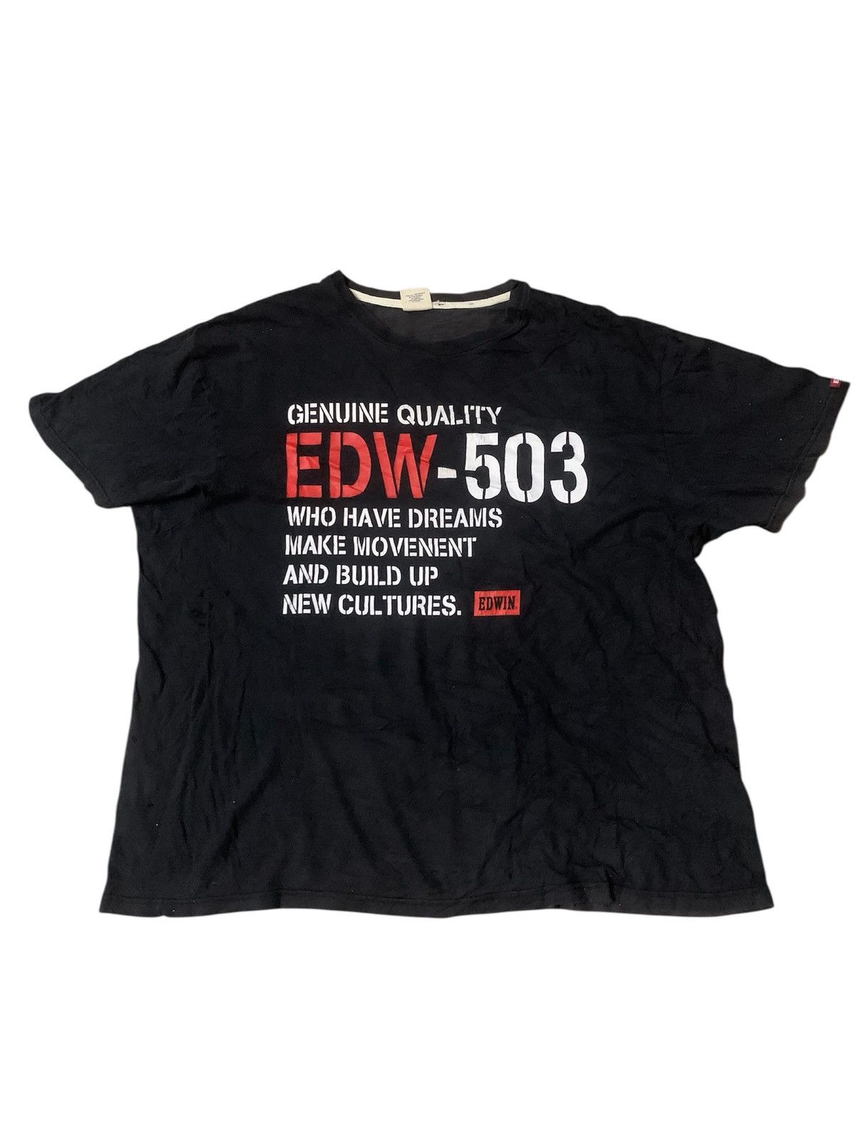 Edwin × Japanese Brand × Vintage Edw-503 Tee Size US XXL / EU 58 / 5 - 1 Thumbnail