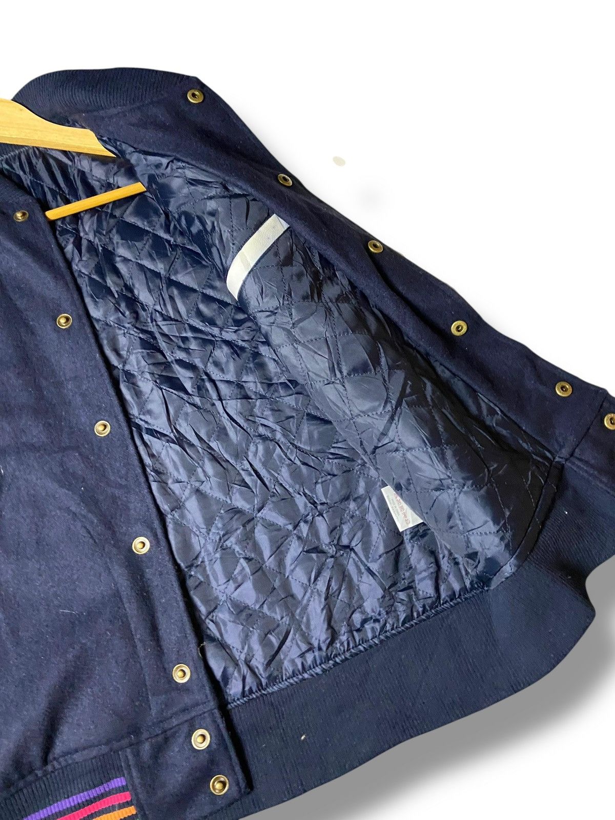 Japanese Brand × Vintage Japanese Brand Embroidered Varsity Jacket (119) Size US XS / EU 42 / 0 - 4 Thumbnail