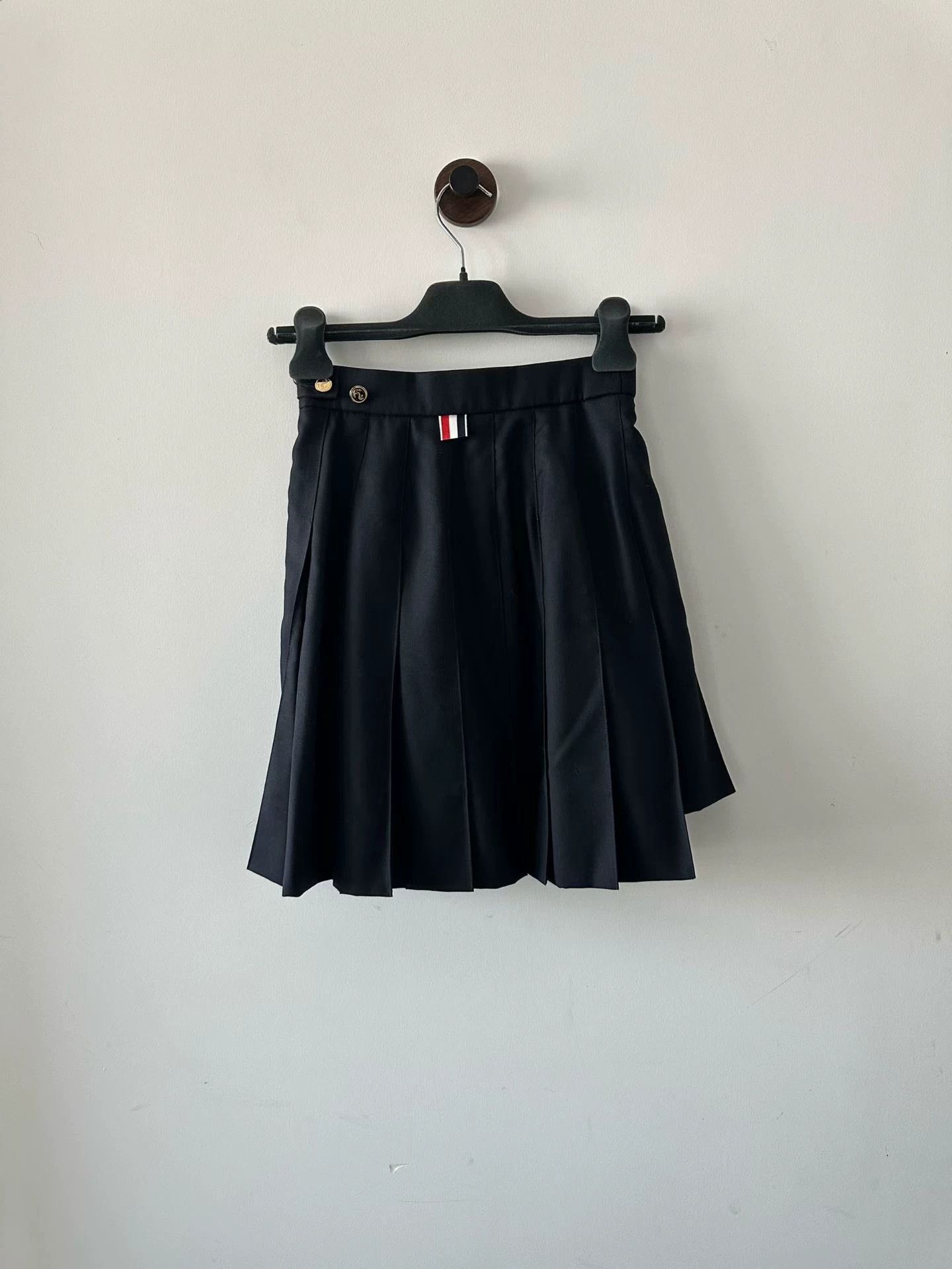 Thom Browne Thom Browne Blue Pleated Skirt 34 Size 25" / US 0 / IT 36 - 2 Thumbnail