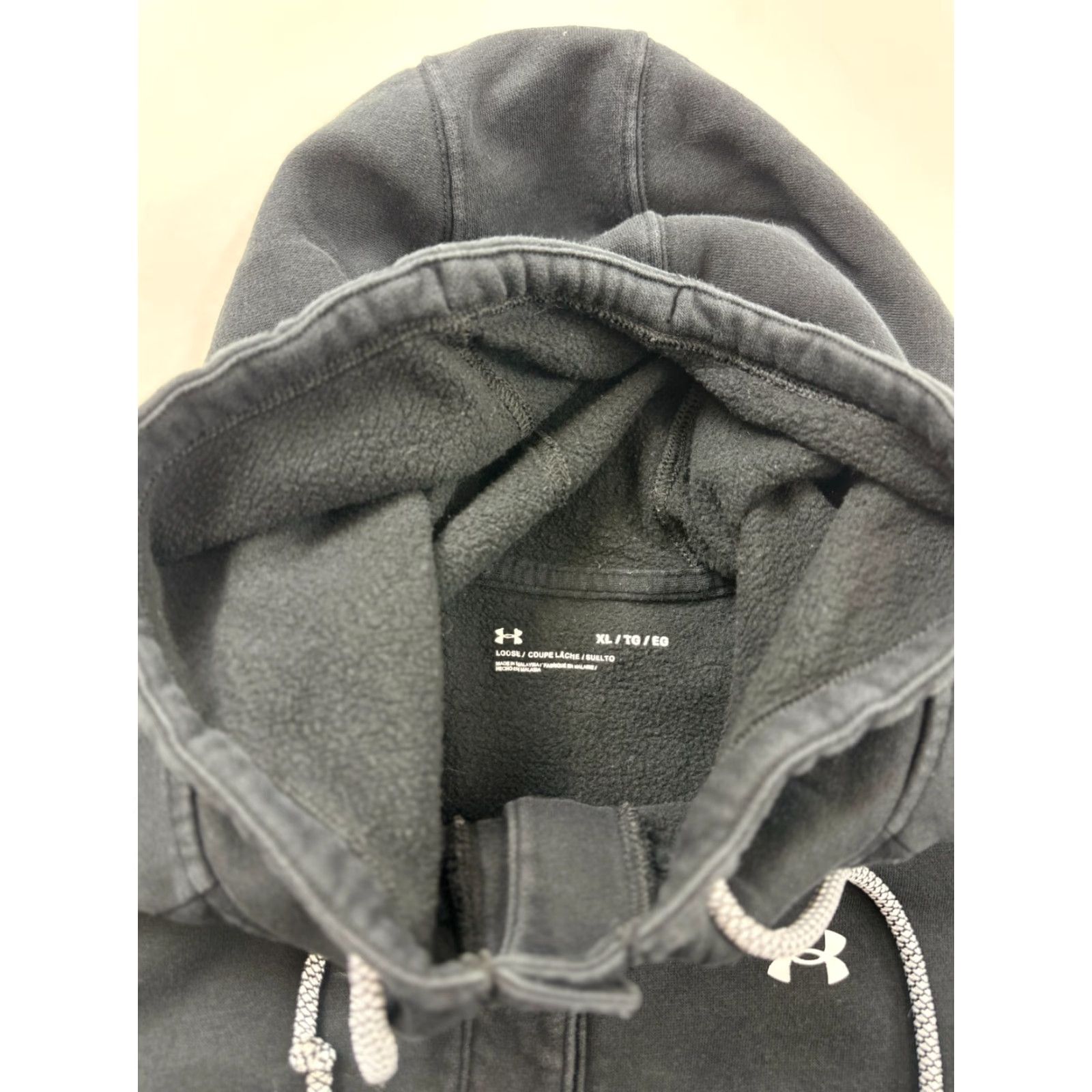Under Armour VINTAGE Under Armour Hoodie Pullover Women's XL Black Activewear Outdoor Outdoor Gear Size XL / US 12-14 / IT 48-50 - 6 Thumbnail