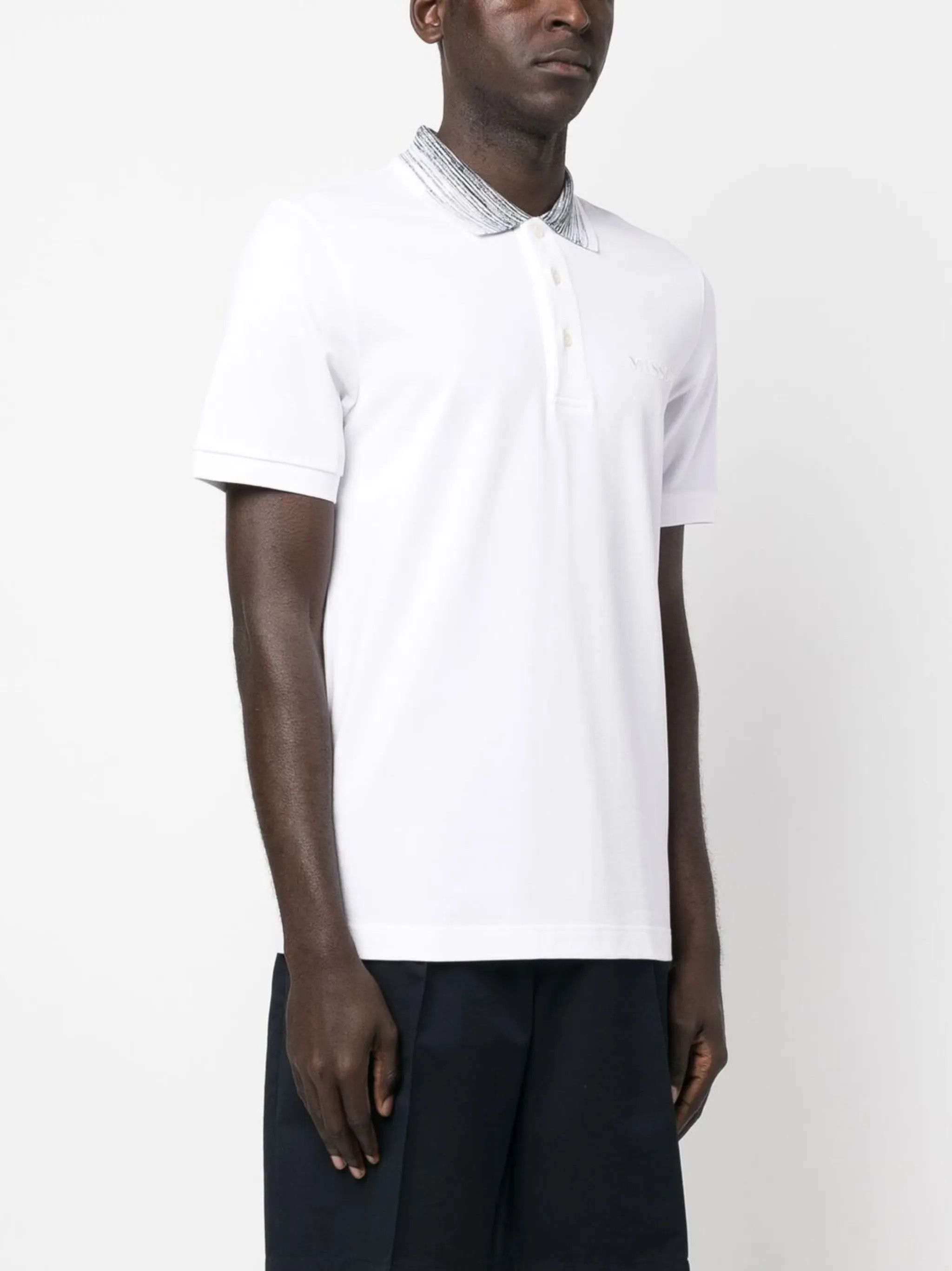 Missoni o1y0225 Polo Shirt in White Size US S / EU 44-46 / 1 - 3 Thumbnail