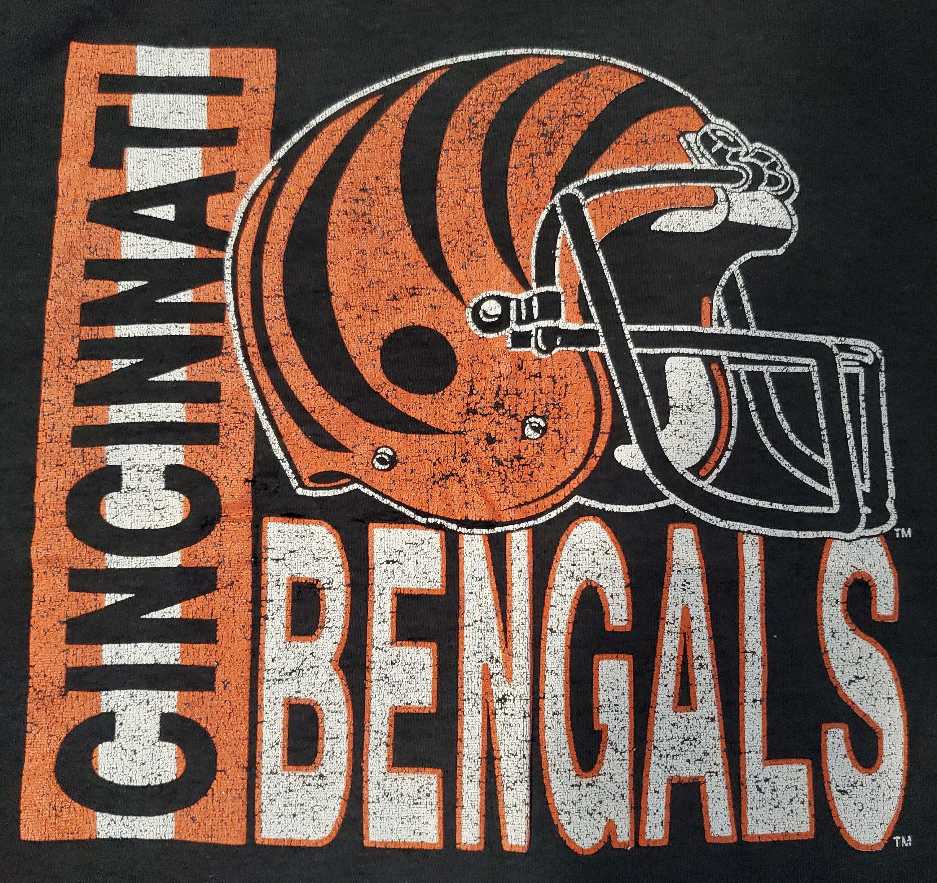 NFL × Vintage Vintage 80s Cincinnati Bengals nfl Single-stitch who-dey Size US M / EU 48-50 / 2 - 2 Thumbnail
