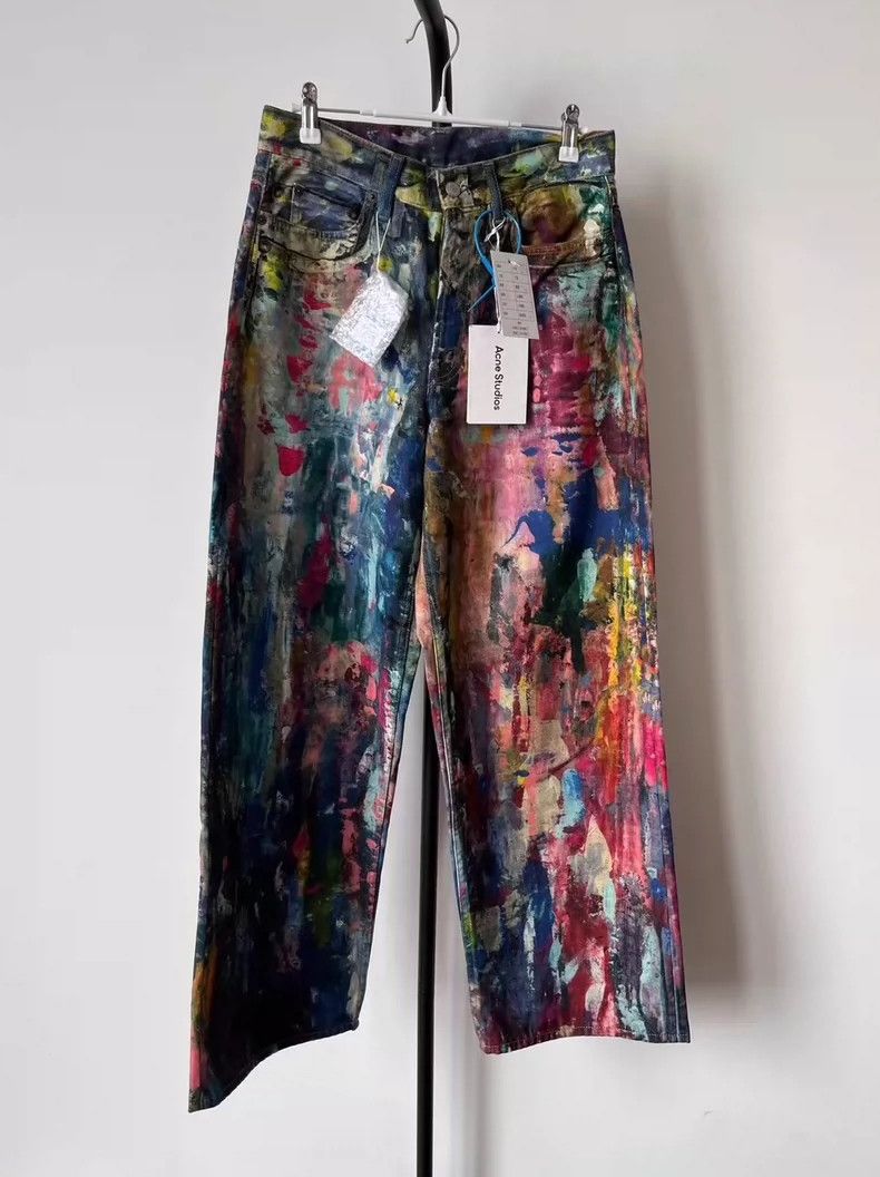 Acne Studios acne studios Colorful printed pattern jeans Size US 34 / EU 50 - 1 Thumbnail