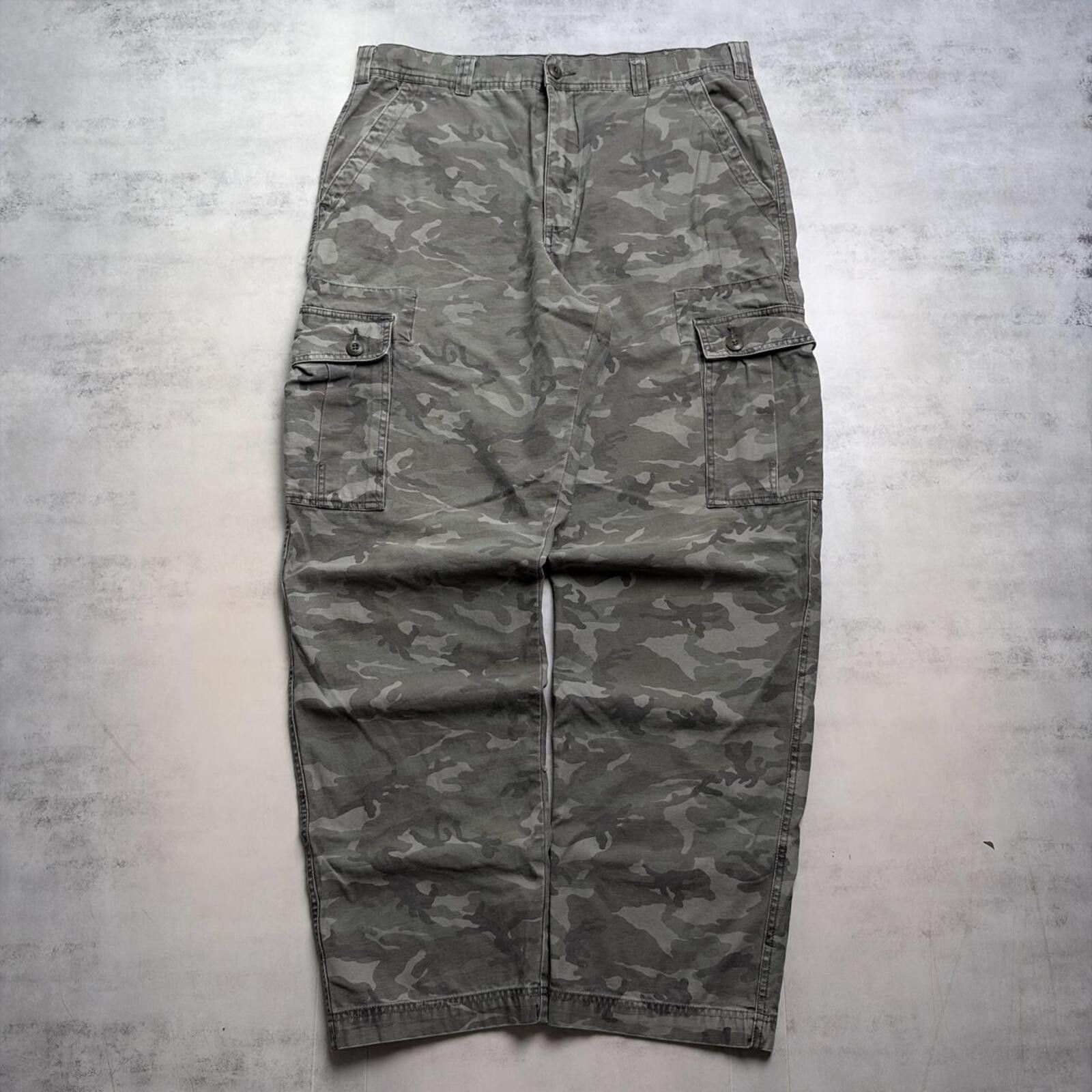 Cabelas Vintage Camo Cabela’s Grunge Baggy Skater Cargo Pants Size US 34 / EU 50 - 2 Thumbnail