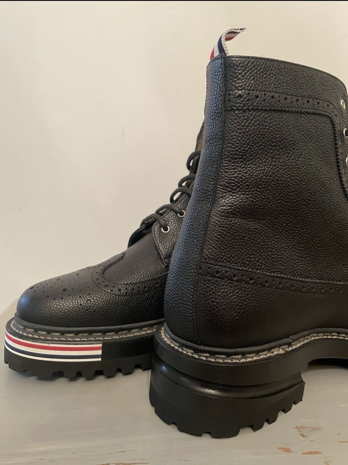 Thom Browne Thom Browne Leather Lugsole Hiking Boots Size US 9.5 / EU 42-43 - 5 Thumbnail