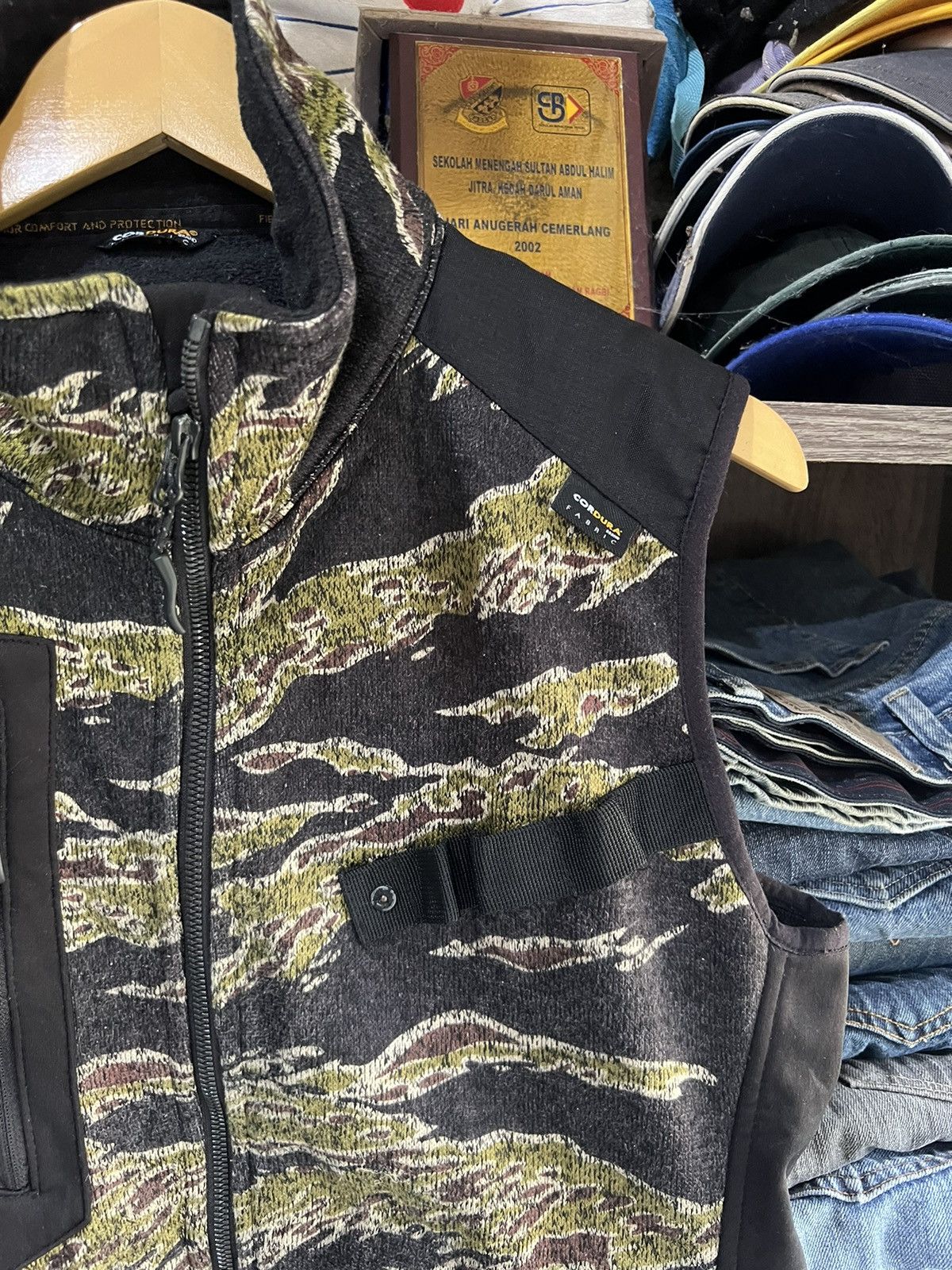 Japanese Brand 🔥Fieldcore Cordura Tiger Stripe Tactical Vest Size US S / EU 44-46 / 1 - 5 Thumbnail