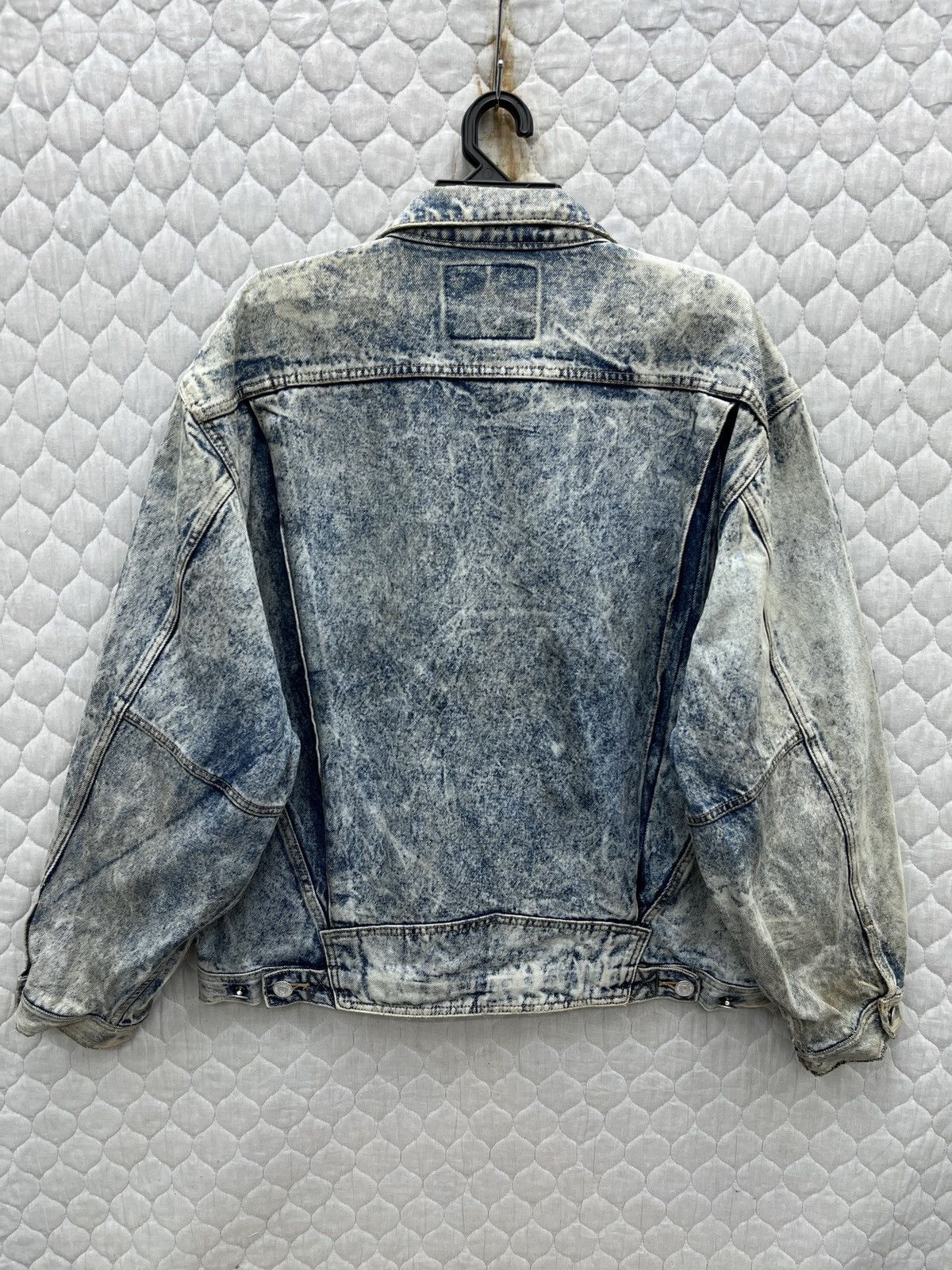 Edwin 🔥🔥🔥STEALS VTG EDWIN ACID WASH DENIM JACKET Size US XL / EU 56 / 4 - 4 Thumbnail