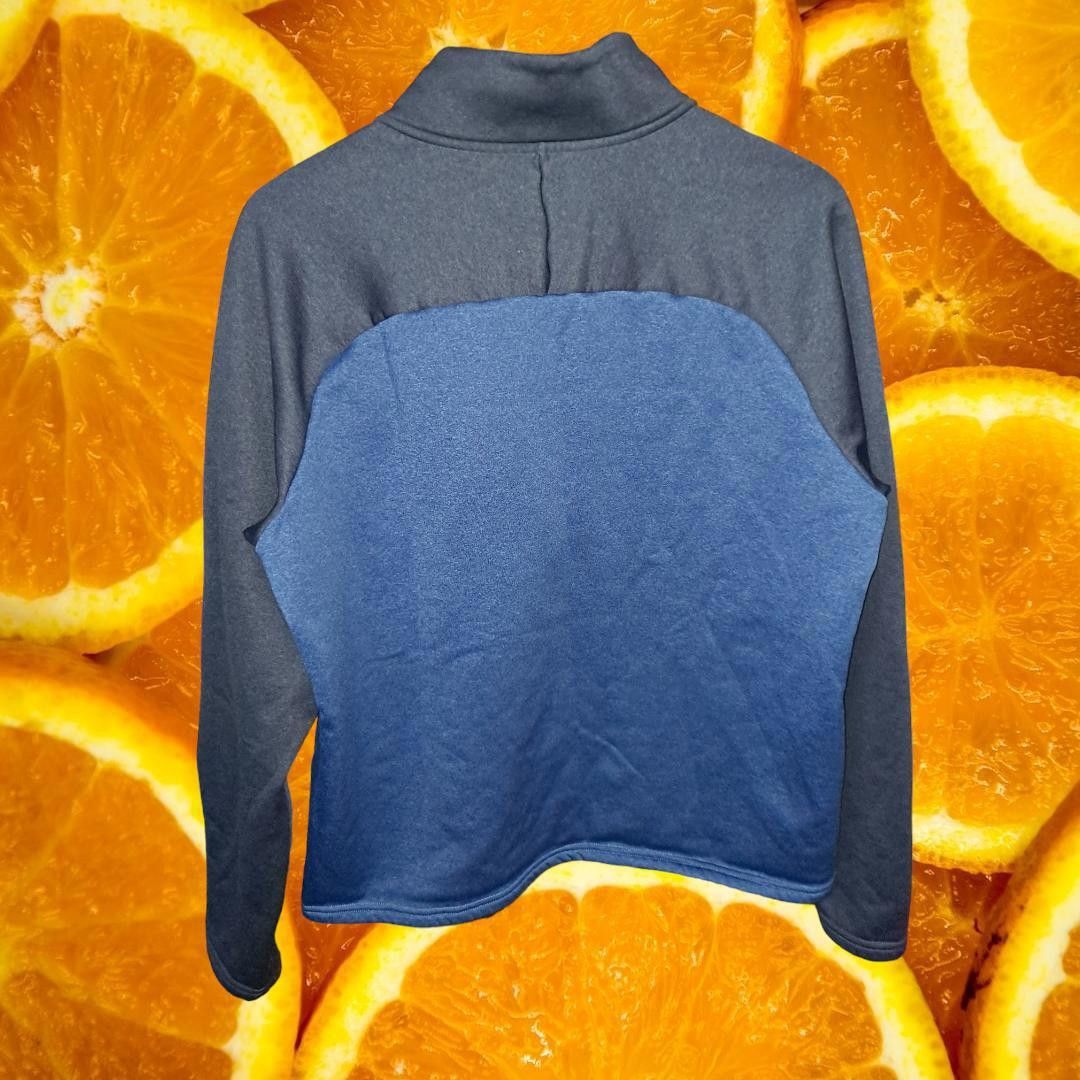 L.L. Bean L.L. Bean 1/2 Zip 2 Tone Blue with Reflective Accents Slight Size US L / EU 52-54 / 3 - 6 Thumbnail
