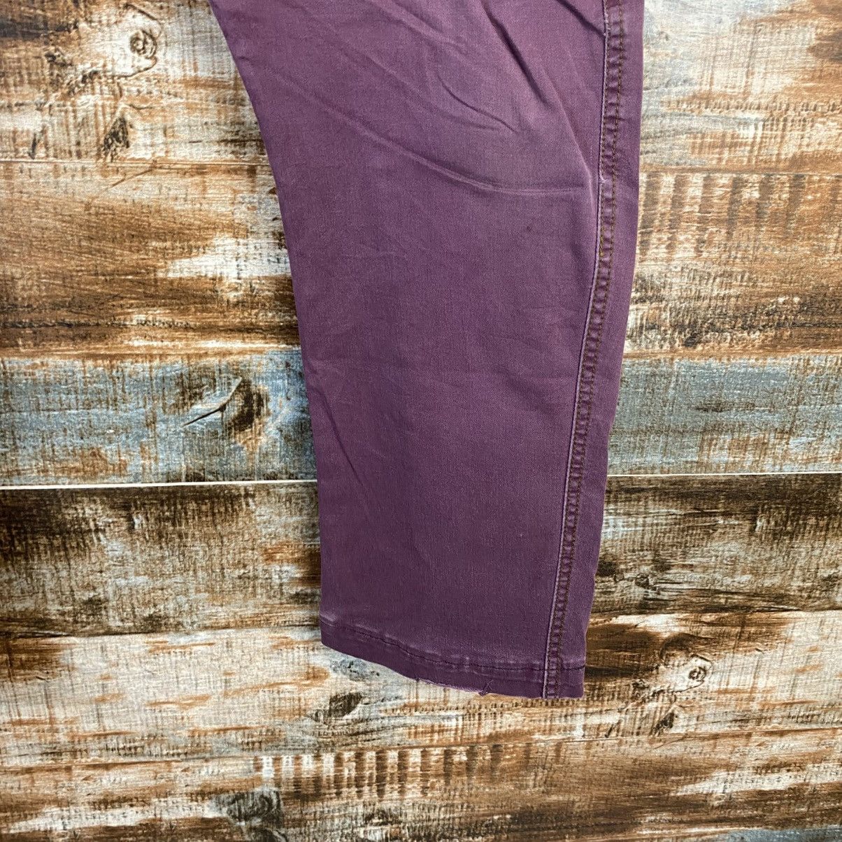Japanese Brand DL G Ground Purple Cargo Multipocket Pants #C1001 Size US 33 - 12 Thumbnail