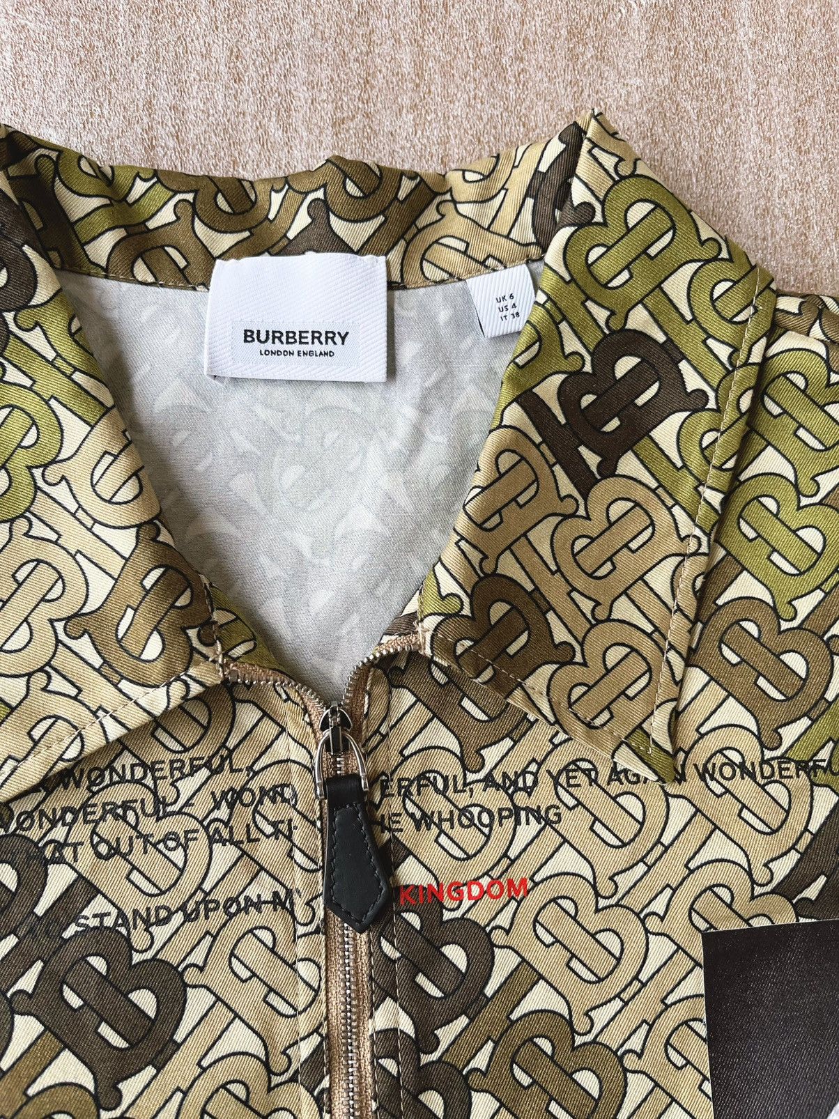 Burberry Burberry letter pattern T-shirt Size US M / EU 48-50 / 2 - 4 Thumbnail