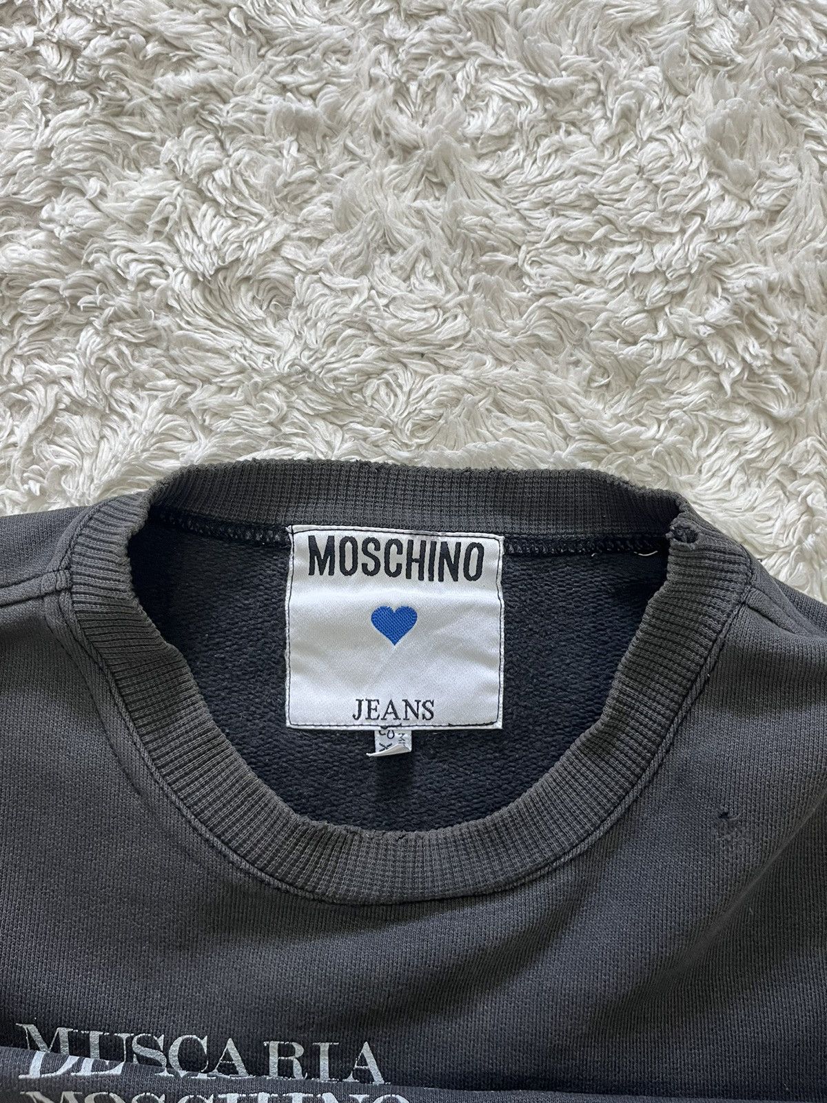 Kanye West × Moschino moschino sunfaded & distressed pullover Size US XL / EU 56 / 4 - 4 Thumbnail