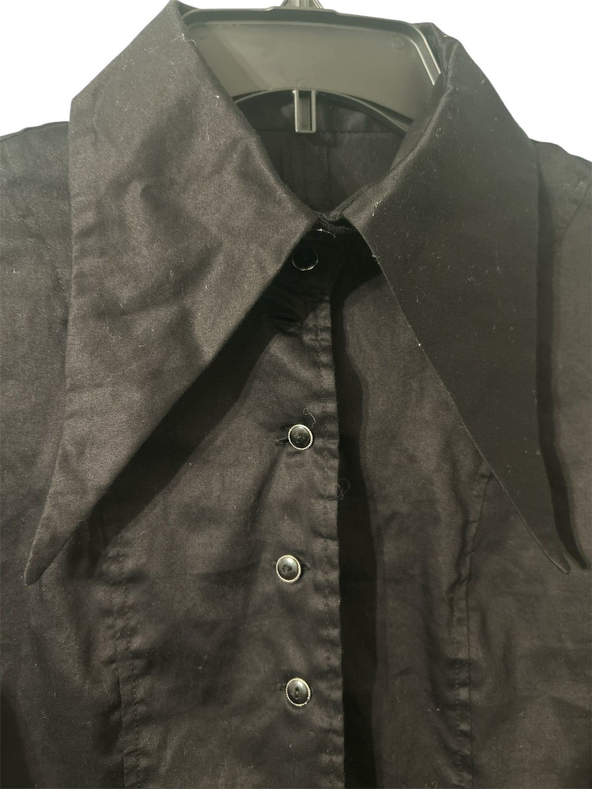 If Six Was Nine Black Peace Now Fishtail Button Up Size US M / EU 48-50 / 2 - 2 Thumbnail