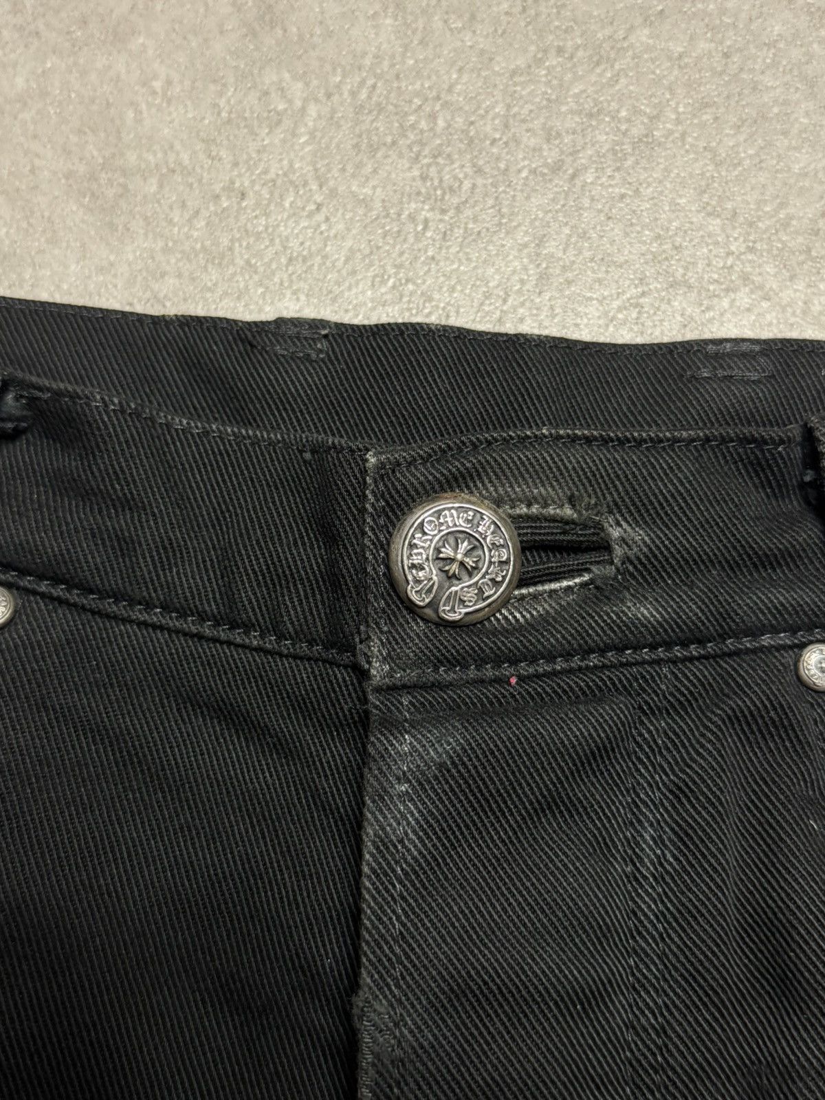 Chrome Hearts Chrome Hearts Vintage Flare Knee Denim Jeans Size US 29 - 4 Thumbnail