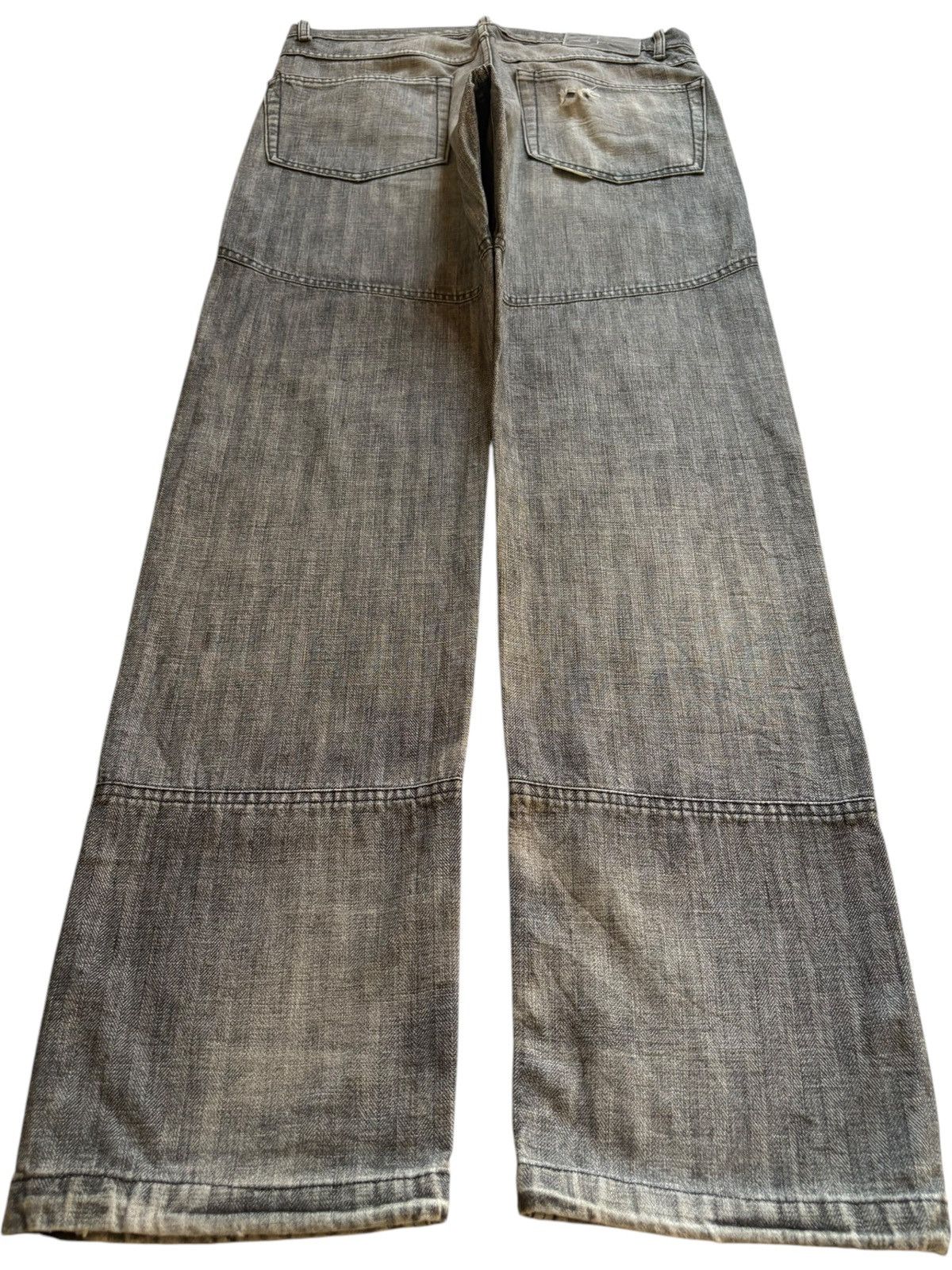 Japanese Brand Vintage Japanese Brand Mud Wash Tactical Distressed Jeans Size US 32 / EU 48 - 2 Thumbnail
