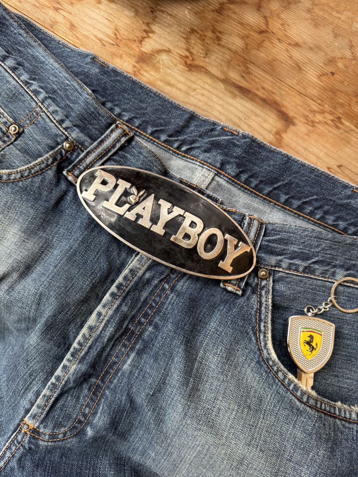 Playboy Rare 90s Badge from belt PLAYBOY retro style Size ONE SIZE - 2 Thumbnail