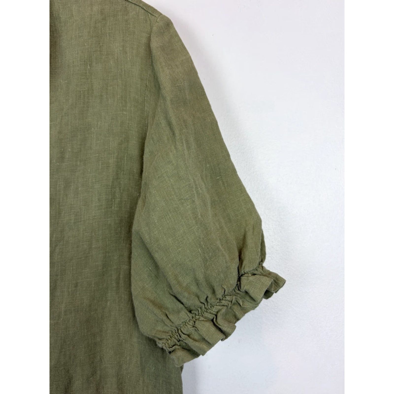 womens green sun dress Zapaka Women Green Summer Dress Floral V Neck Sleeveless A Line Casual Dress, Green / XL main image 0