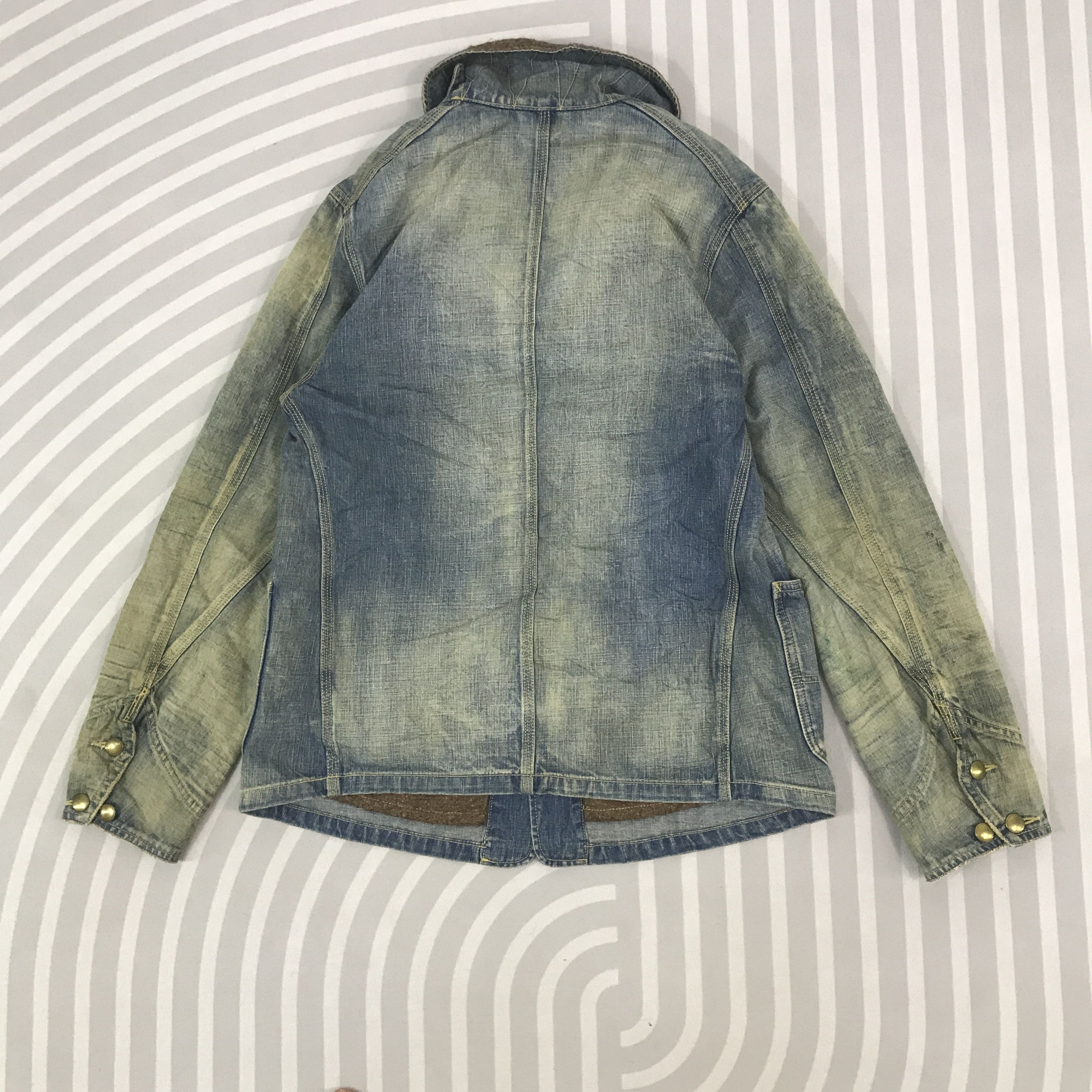 Vintage Vintage Vietim Company Button Rusty denim faded Jacket Size US M / EU 48-50 / 2 - 3 Thumbnail