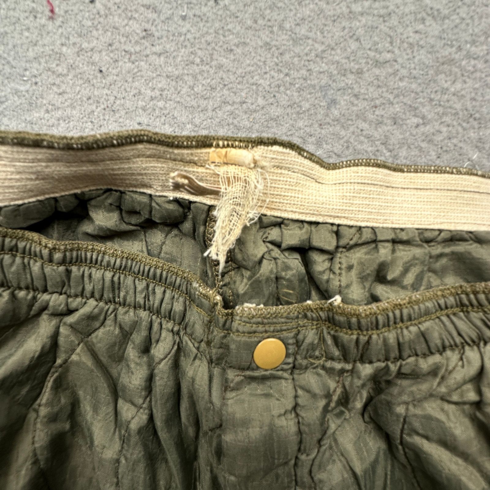 Vintage Vintage 50s 60s Air Force Military Quilted Pants Mens Large Size US 31 - 8 Thumbnail