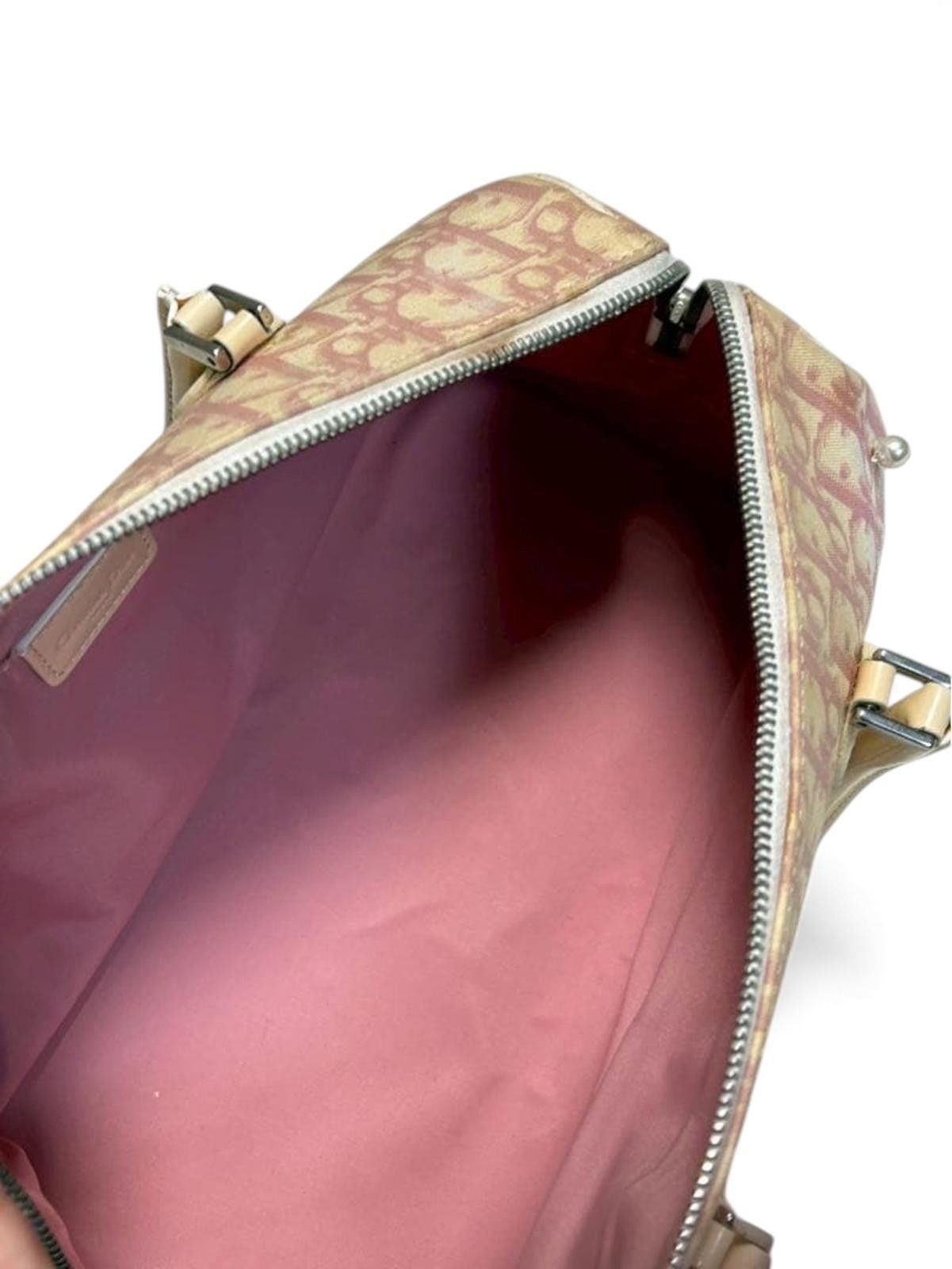 Other Dior - Vintage Pink Monogram Canvas Shoulder Bag Size ONE SIZE - 7 Thumbnail