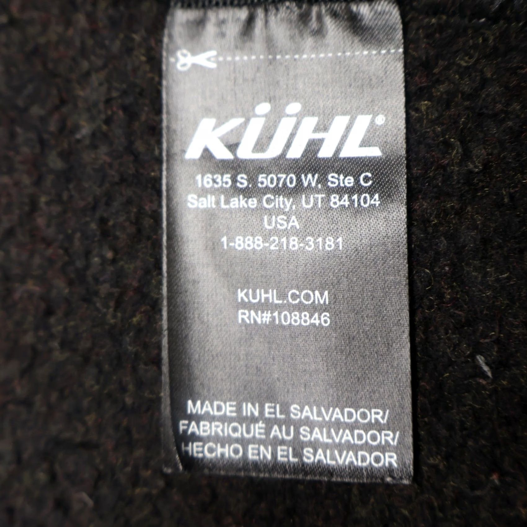 Logo 7 Kuhl Interceptr Vest Mens XL Black Fleece Full Zip Outdoor Hiking Warm LOGO Size US XL / EU 56 / 4 - 6 Thumbnail
