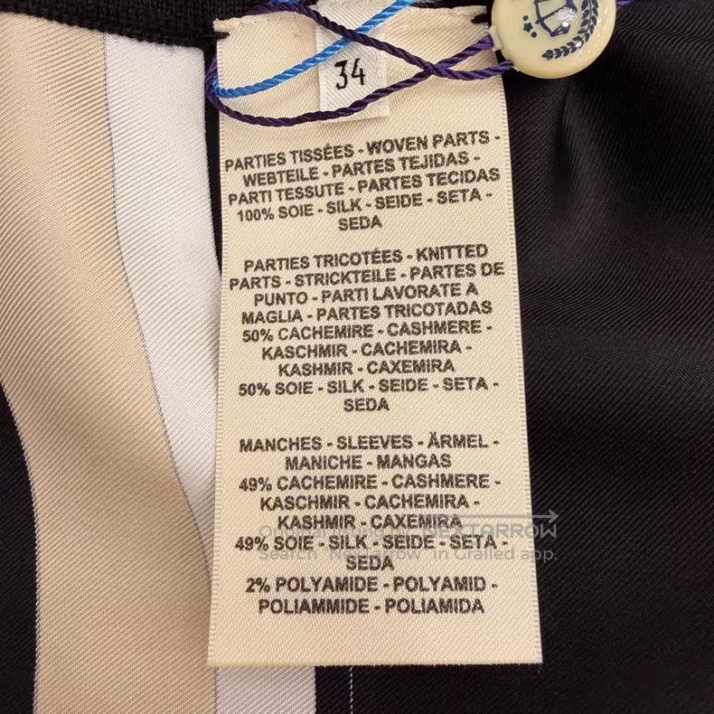 Hermes Hermes Out-of-Print Book Stamp Series Cashmere and Silk Pa Size XXS / US 00 / IT 34 - 3 Thumbnail