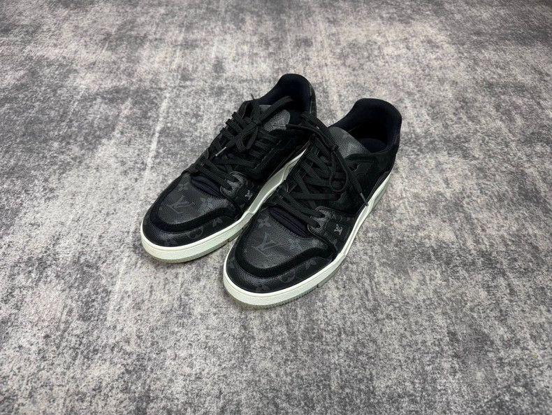 Louis Vuitton Louis Vuitton LV Trainer Black Sneakers - dmc Size US 7 / EU 40 - 1 Thumbnail