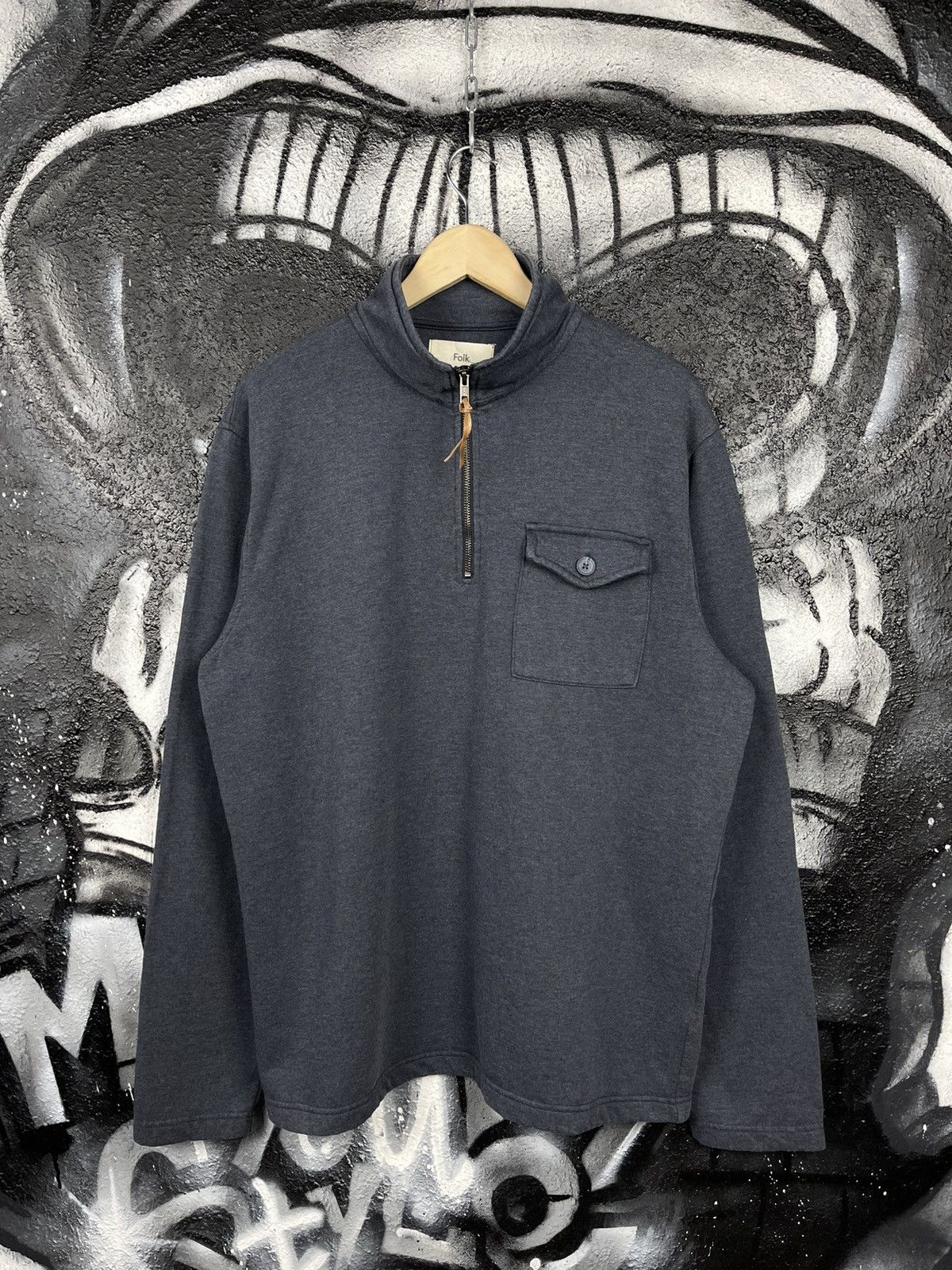 Folk × Vintage Folk Half Zip Sweatshirt Men’s Size L Size US L / EU 52-54 / 3 - 2 Thumbnail