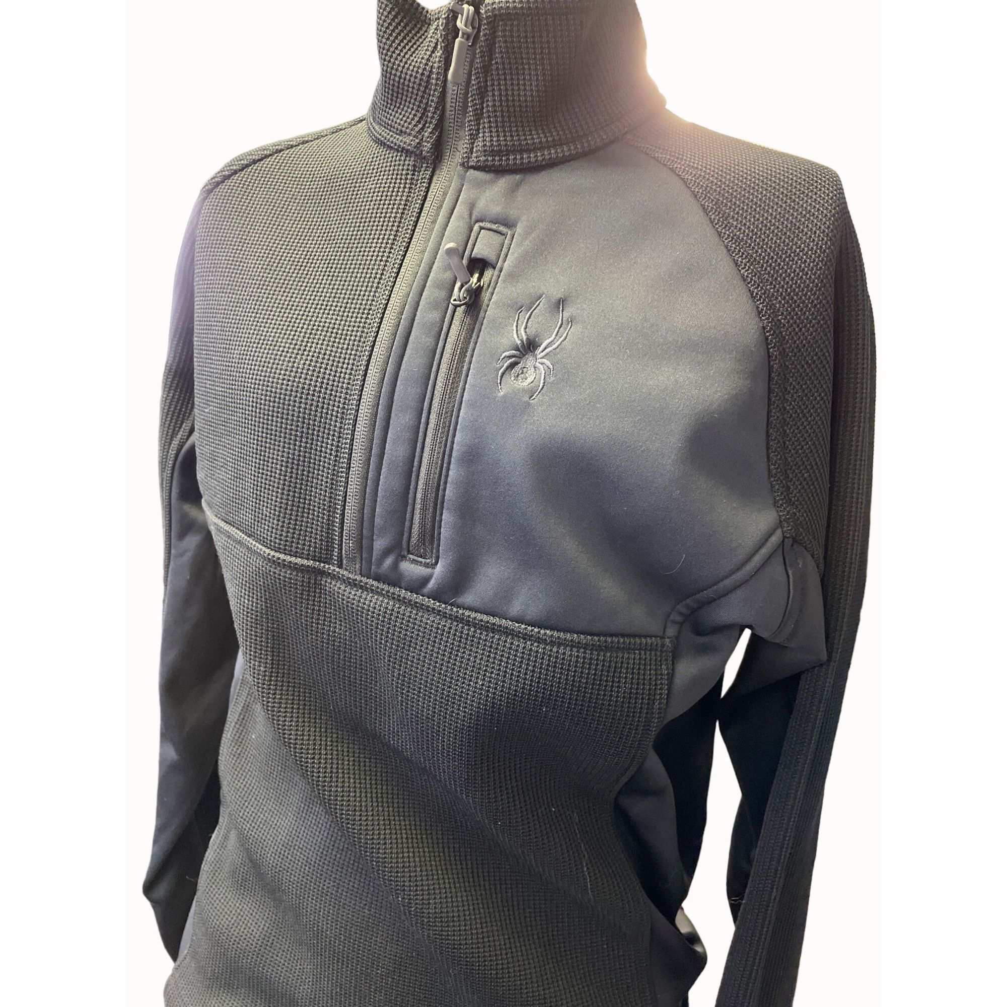 Spyder Spyder Men's Black Half Zip Sweater/ Pull over/Stretch Size Size US M / EU 48-50 / 2 - 2 Thumbnail