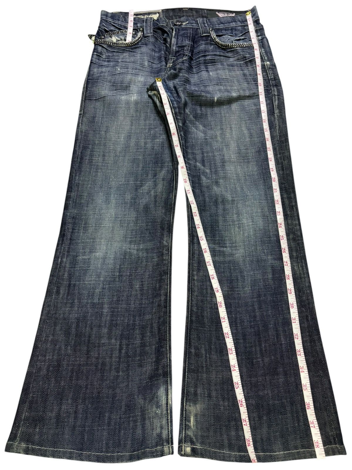 Rock & Republic Vintage Rock & Republic Distressed Bootcut Flare Jeans Size 31" - 13 Thumbnail