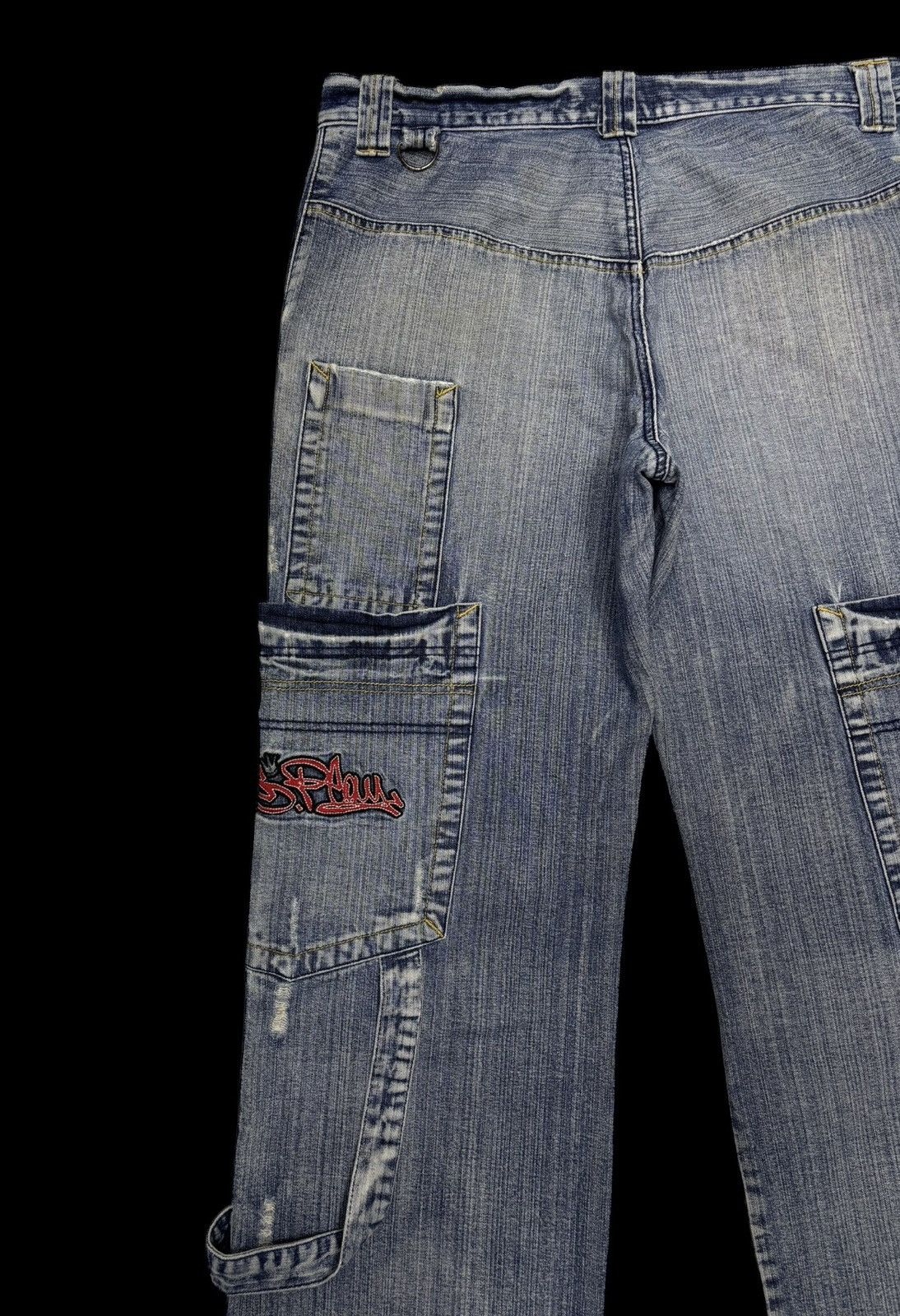 If Six Was Nine 🔥RARE BAGGY JEANS FOX JEANS MULTI POCKET SKATER PANTS Size US 34 / EU 50 - 10 Thumbnail