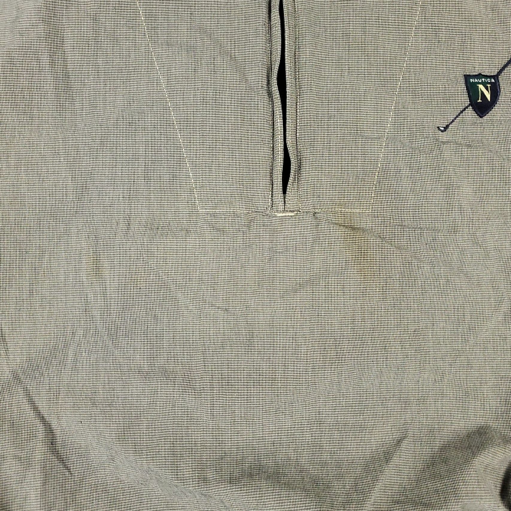 Nautica Nautica Jacket Mens Size XL Gray 1/4 Zip Up Pullover Windbreaker Stained Size US XL / EU 56 / 4 - 5 Thumbnail