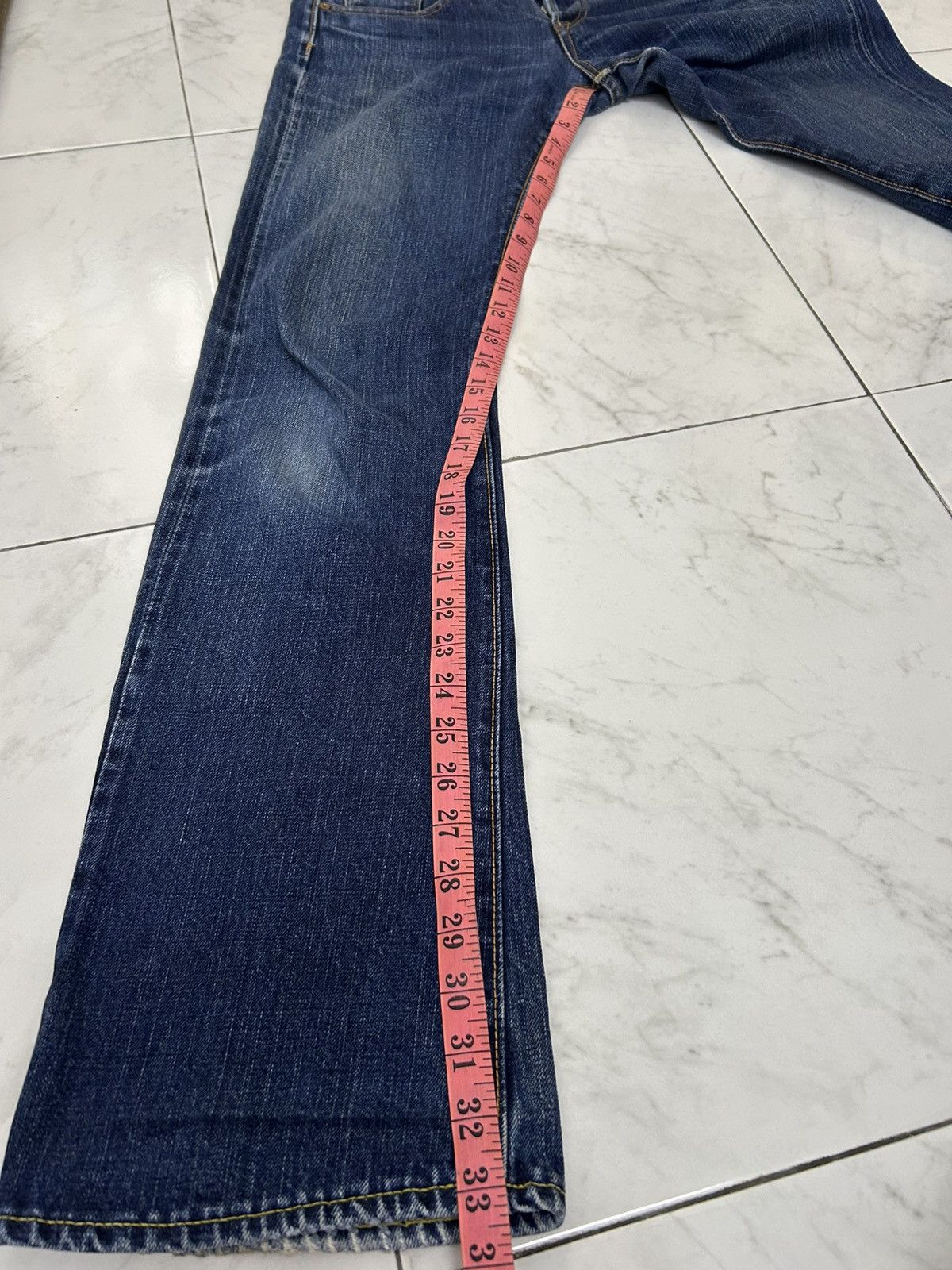 Eternal VINTAGE ETERNAL COMFORTABLE JEANS SELVEDGE FLARE DESIGN Size US 32 / EU 48 - 17 Thumbnail