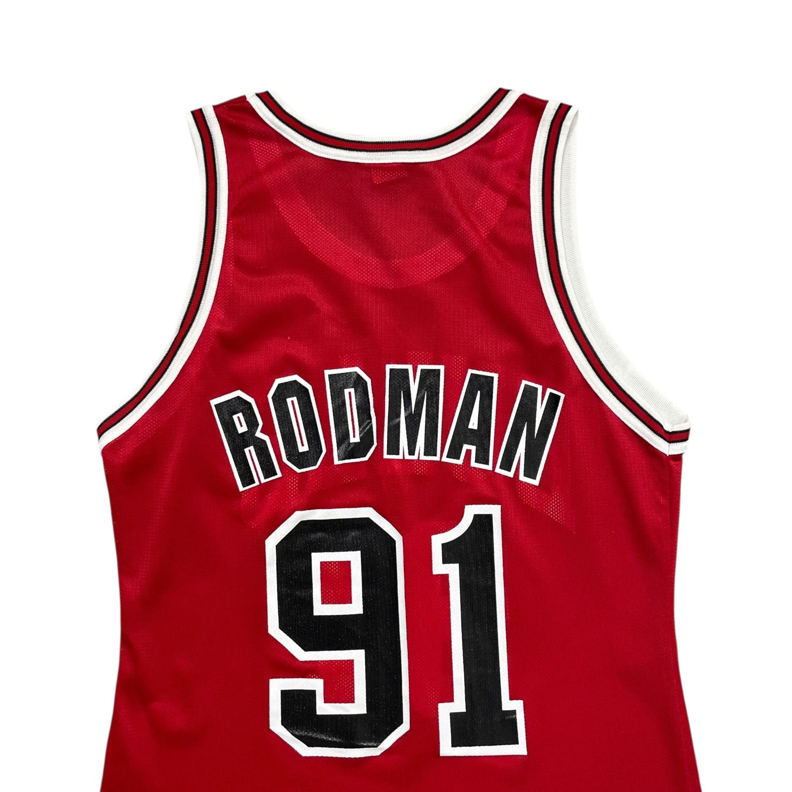 Champion VTG 90s CHICAGO BULLS DENNIS RODMAN CHAMPION JERSEY SIZE 40 Size US L / EU 52-54 / 3 - 3 Thumbnail