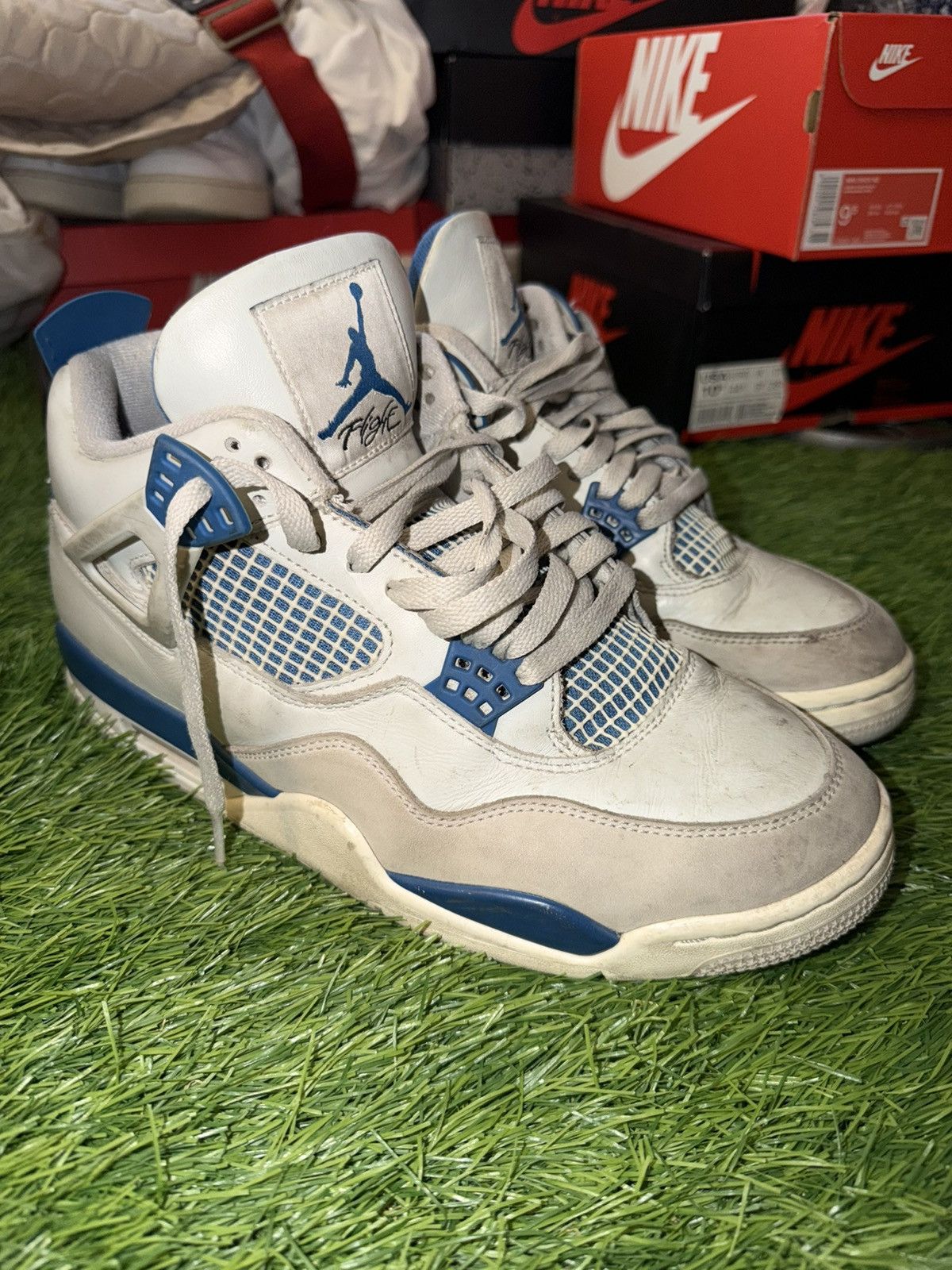 Jordan Brand AIR JORDAN 4 RETRO Military Blue -2024 Release Size US 10.5 / EU 43-44 - 1 Thumbnail