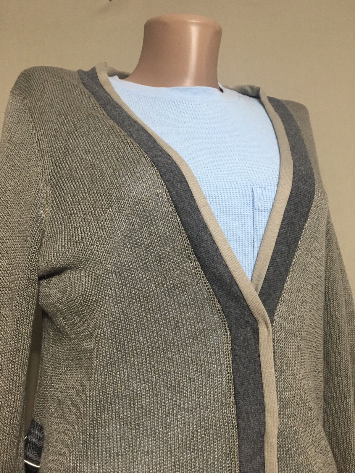 Brunello Cucinelli Brunello Cucinelli Sequin Embellished Silk Blend Cardigan Size L / US 10 / IT 46 - 3 Thumbnail