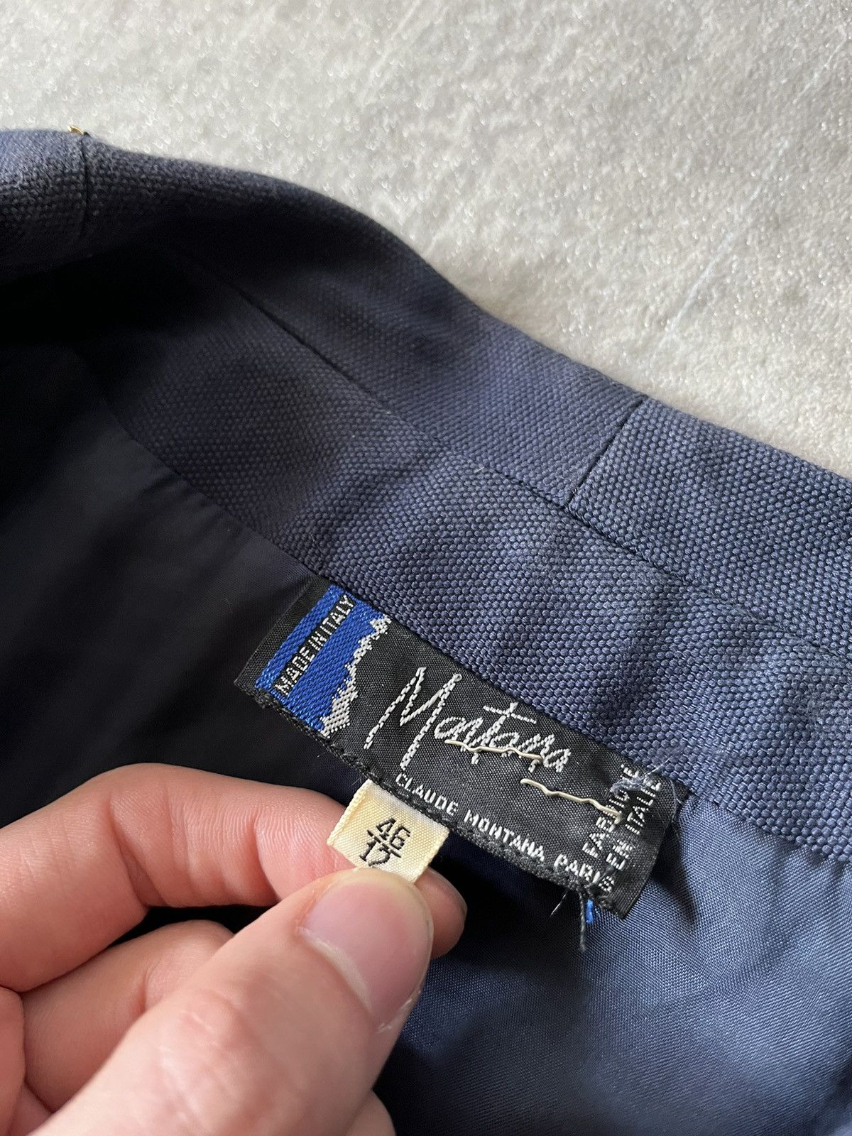 Claude Montana Vintage Claude Montana Paris women navy blezer Size US S / EU 44-46 / 1 - 12 Thumbnail