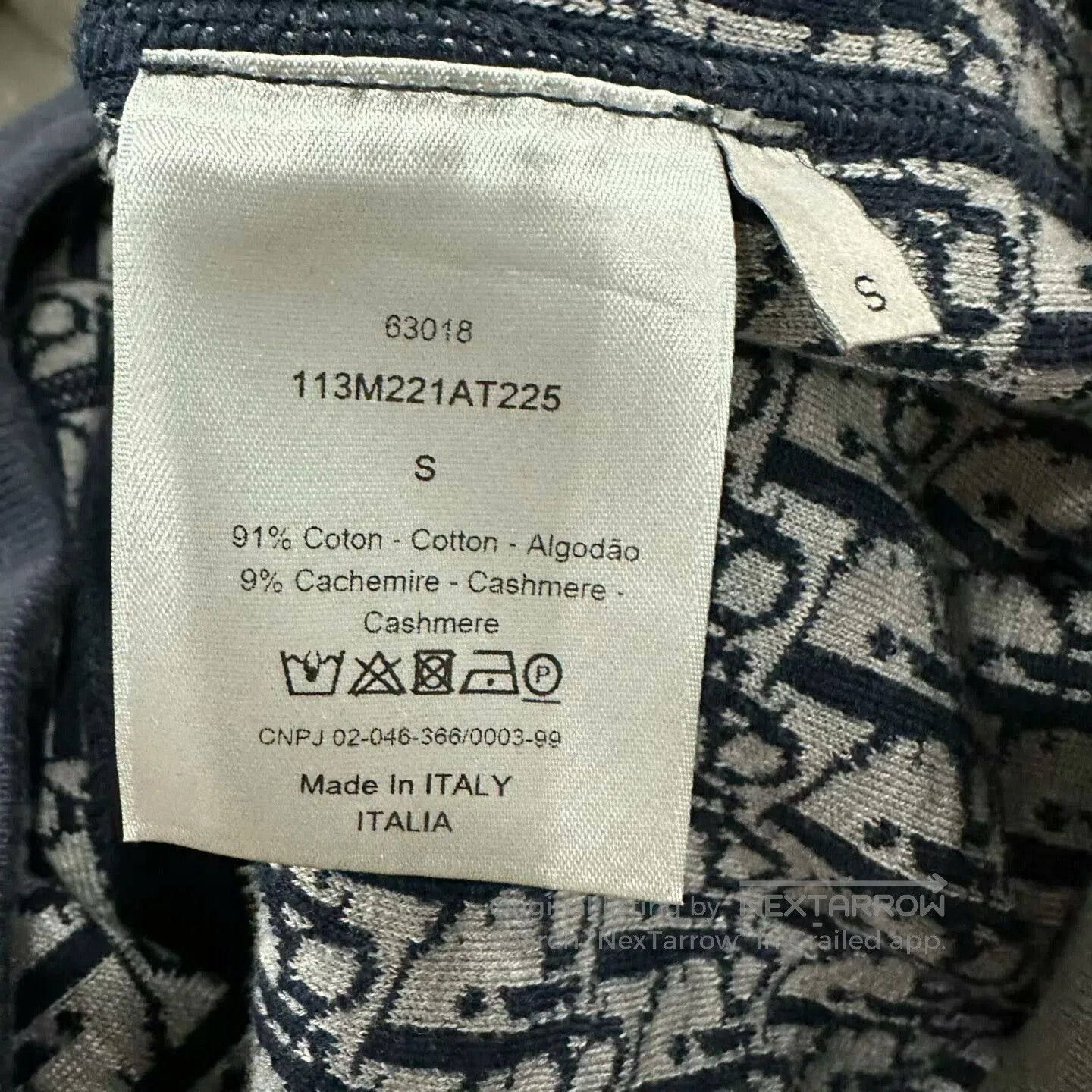 Dior dior full-print zip-up hoodie jacket. Size US S / EU 44-46 / 1 - 4 Thumbnail
