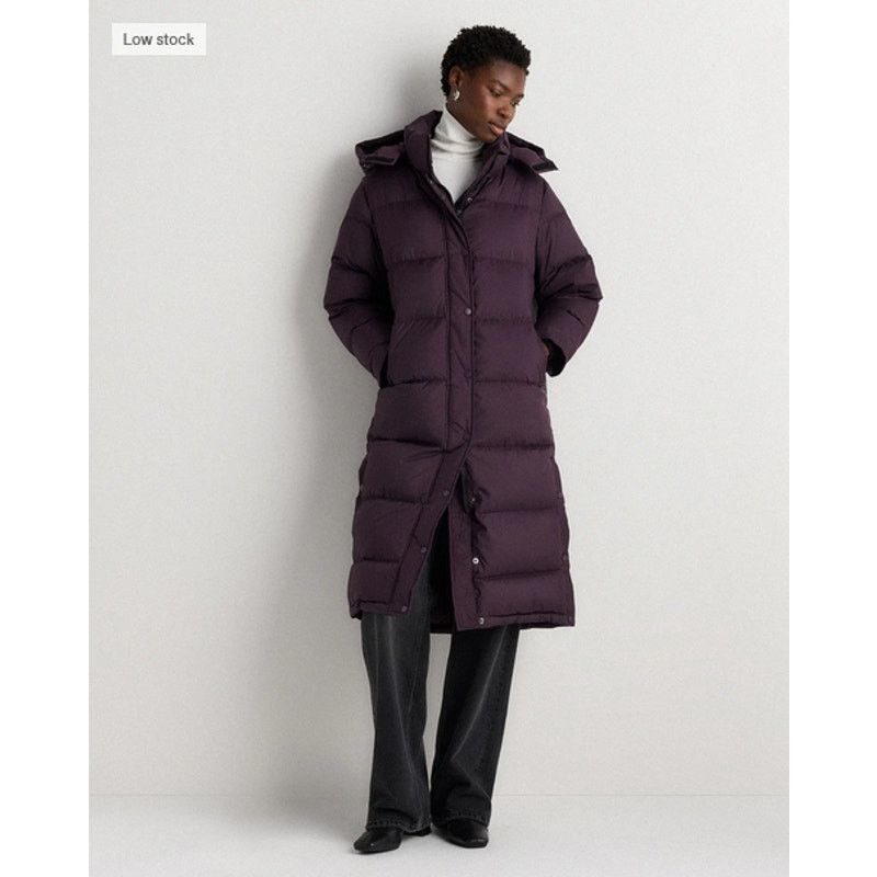Quince Quince Responsible Down Long Puffer Deep Orchid Purple S NWT Size S / US 4 / IT 40 - 1 Thumbnail