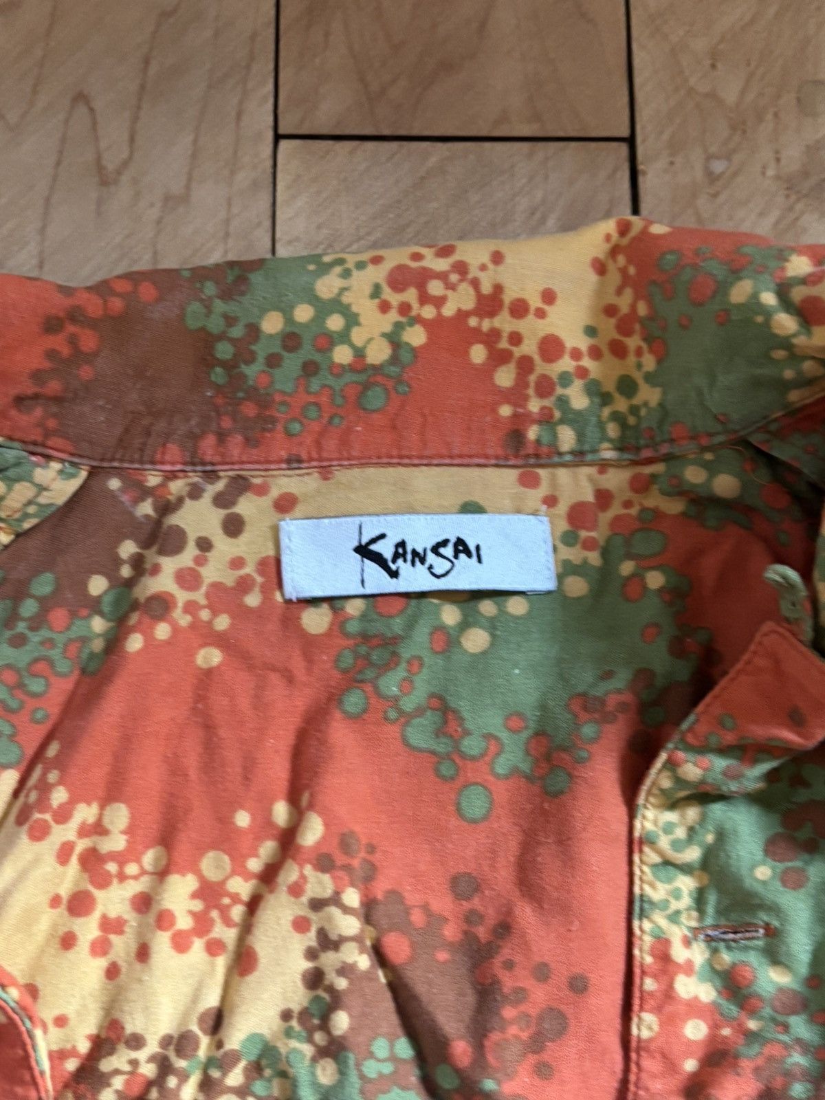 Kansai Yamamoto Vintage Kansai Yamamoto Short Sleeve Shirt Size US M / EU 48-50 / 2 - 3 Thumbnail
